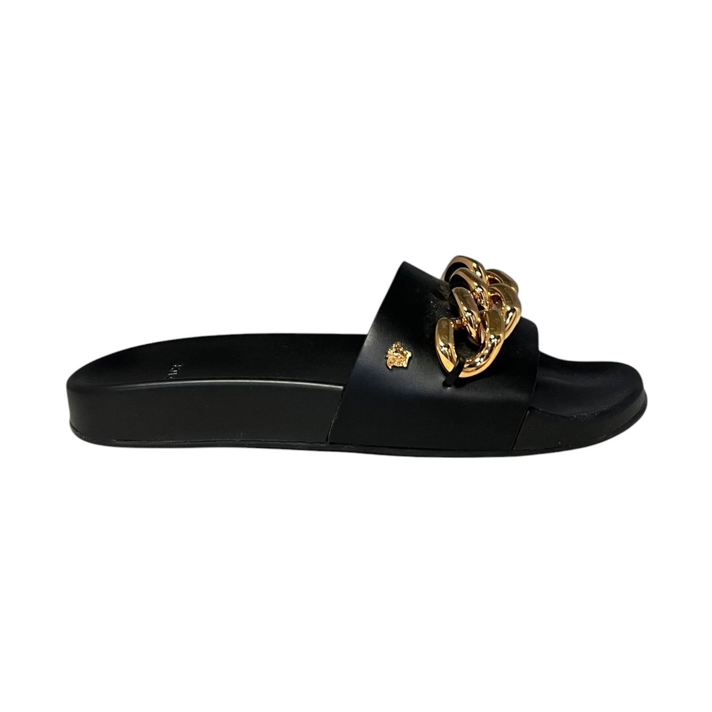 VERSACE Medusa Chain Slide Sandals