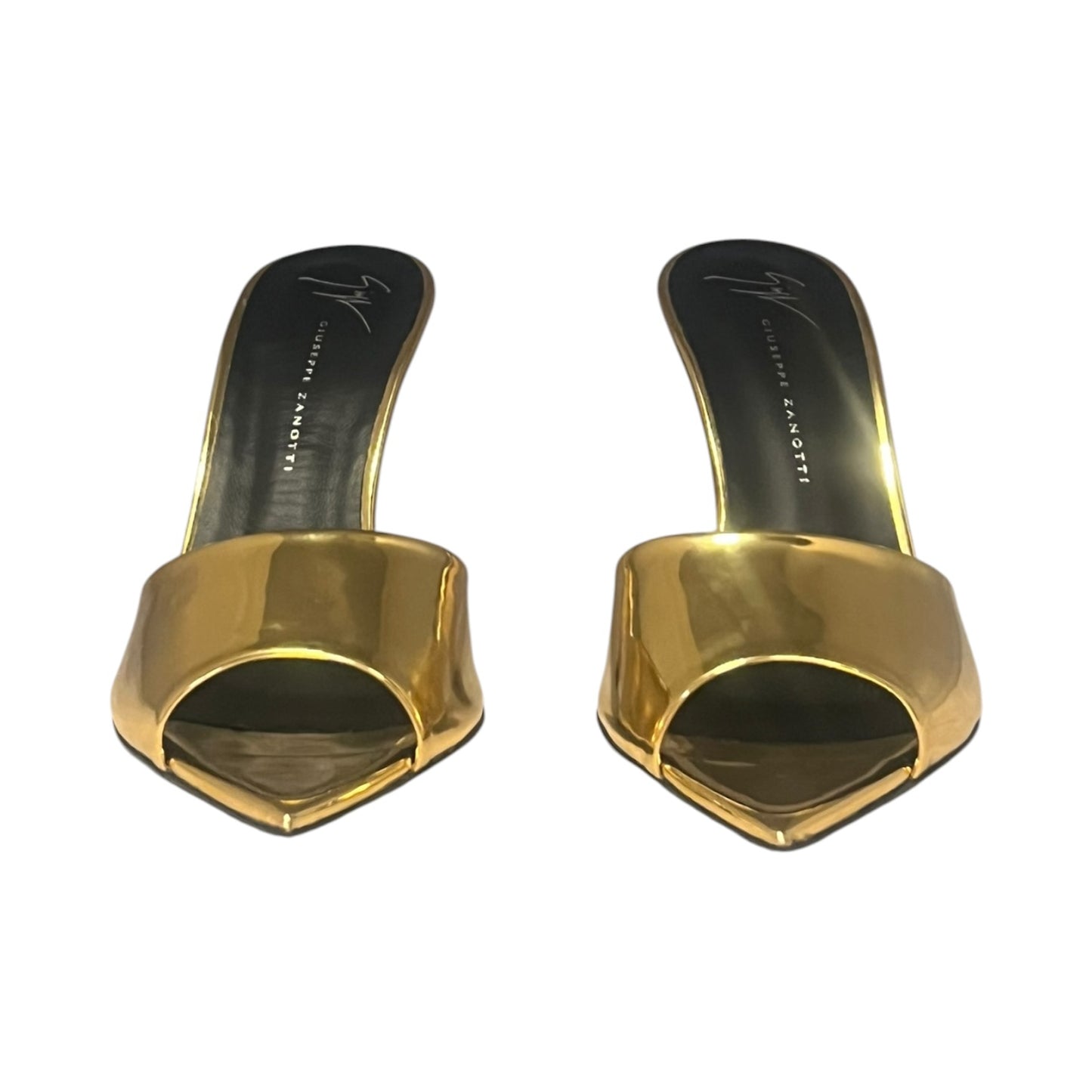 GIUSEPPE ZANOTTI Intriigo 90 Mules Gold | 36.5