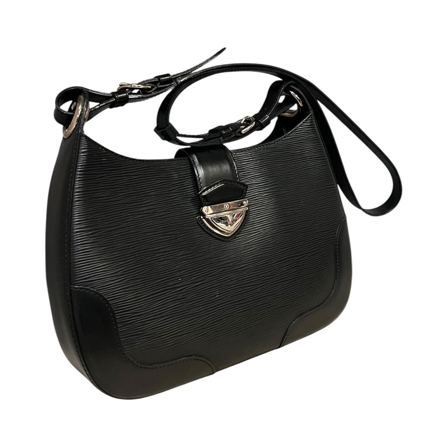 LOUIS VUITTON Epi Musette Bagatelle in Black