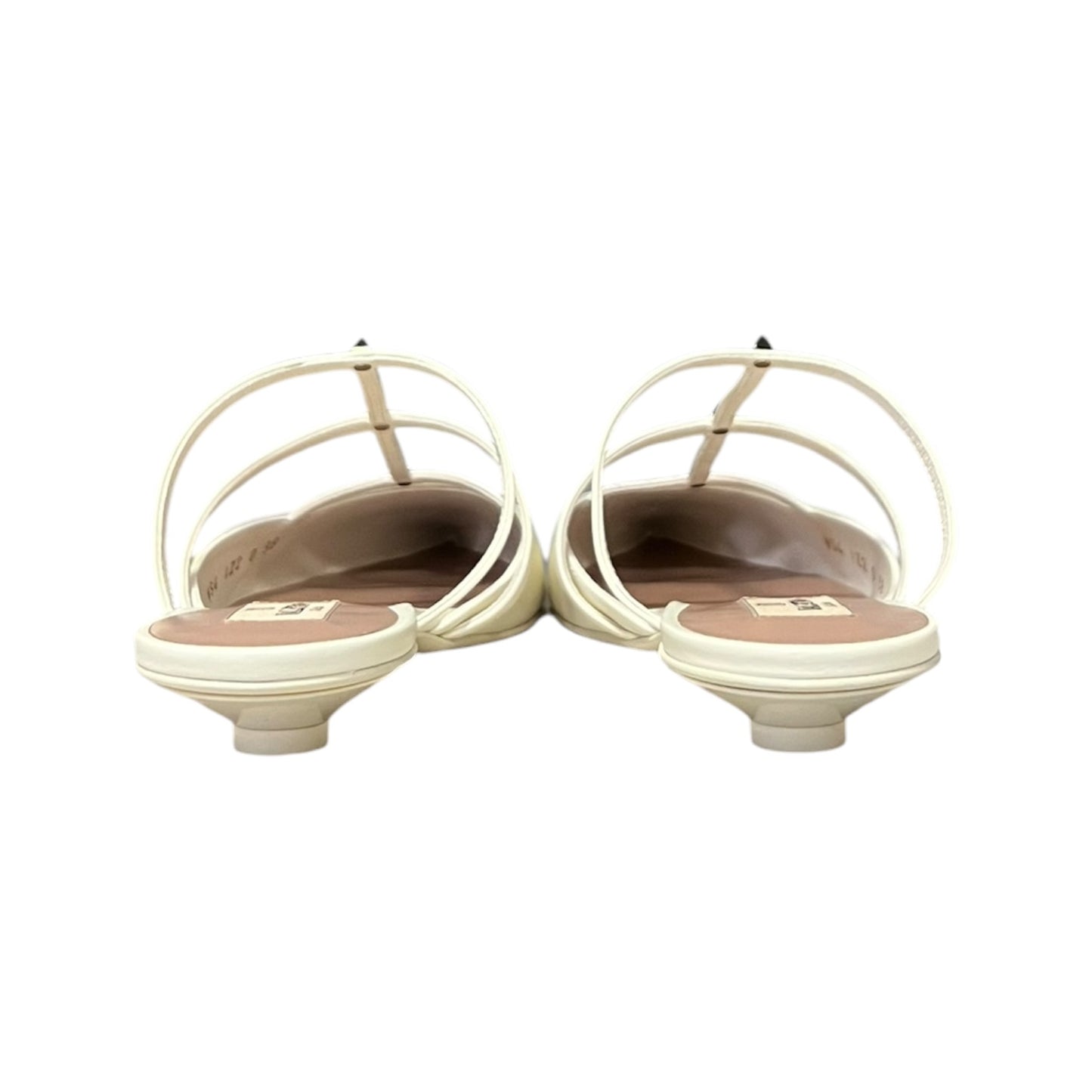 VALENTINO Microstud Mules in Ivory | 38