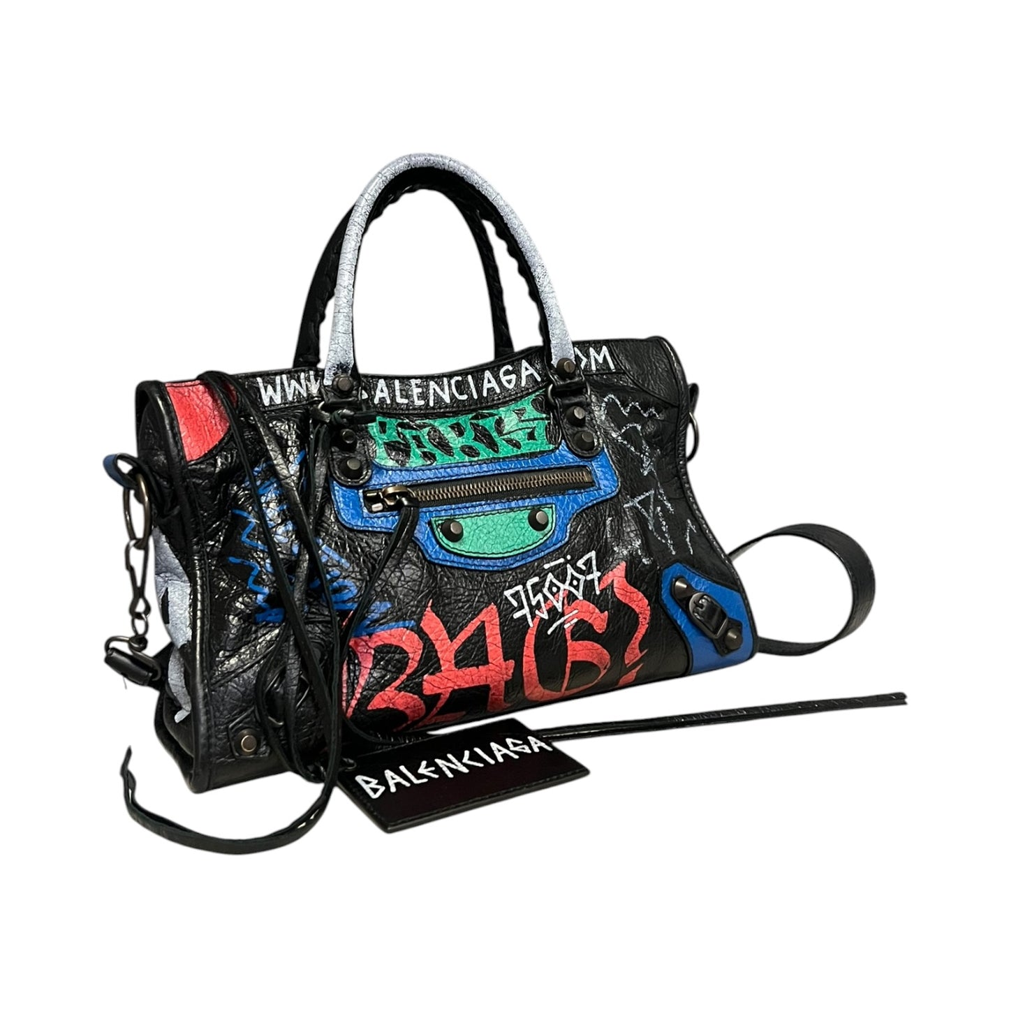 BALENCIAGA Grafitti City Bag