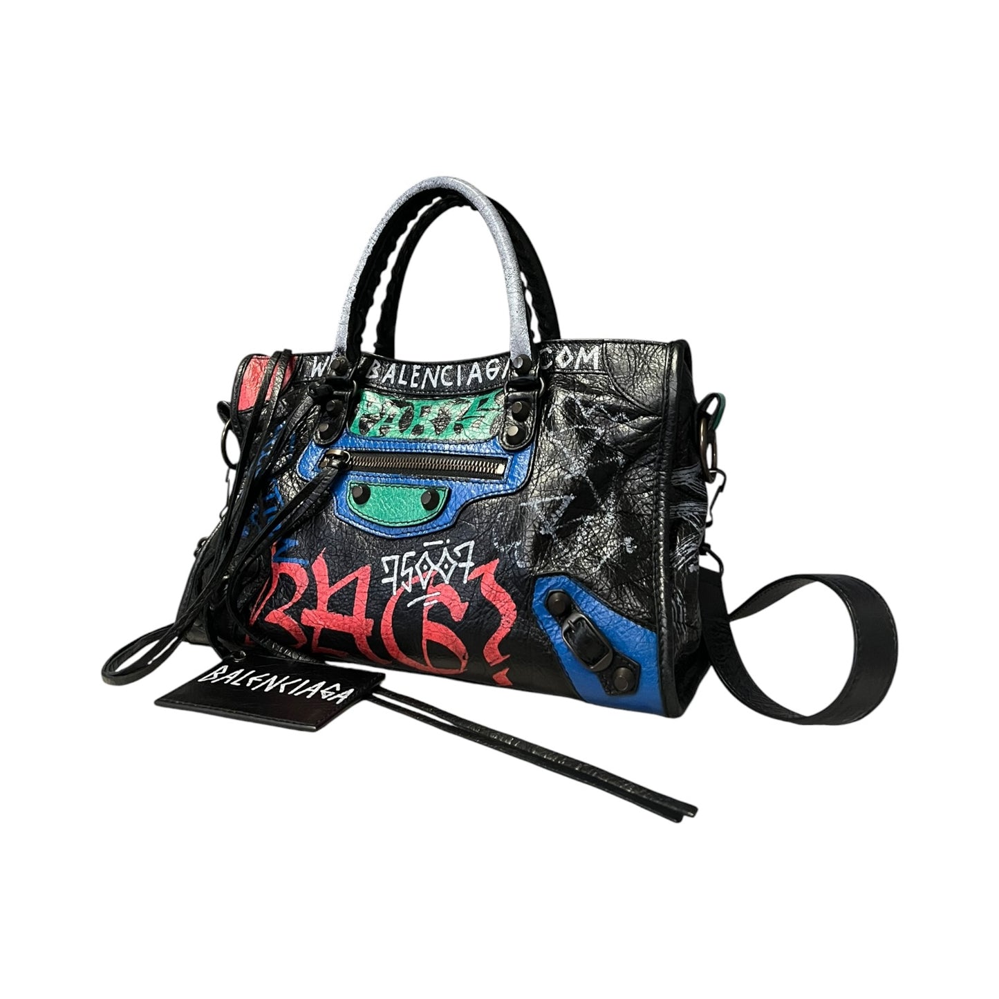 BALENCIAGA Grafitti City Bag