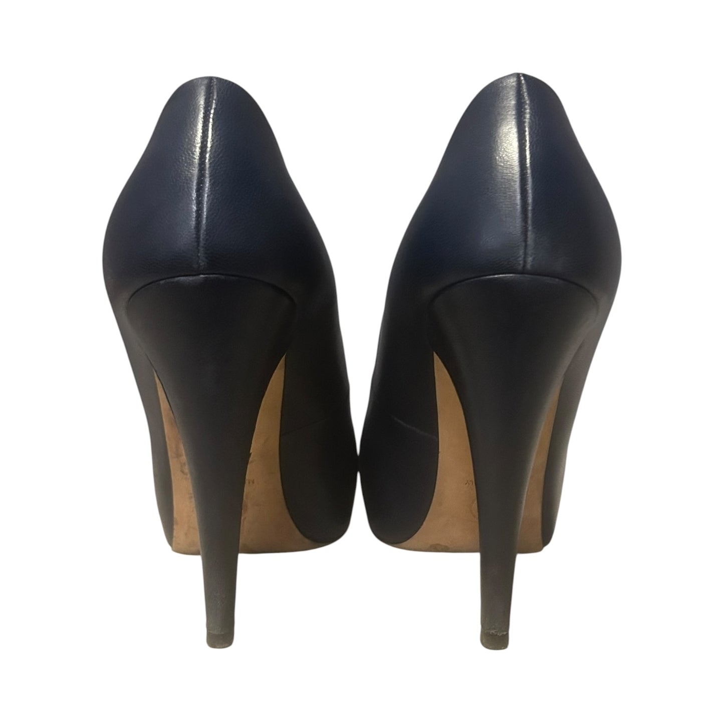 CHANEL Cap Toe Pumps in Navy & Black | 39.5