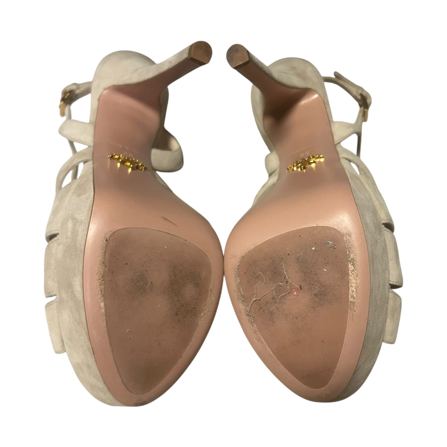 PRADA Suede Strappy Sandals | 39