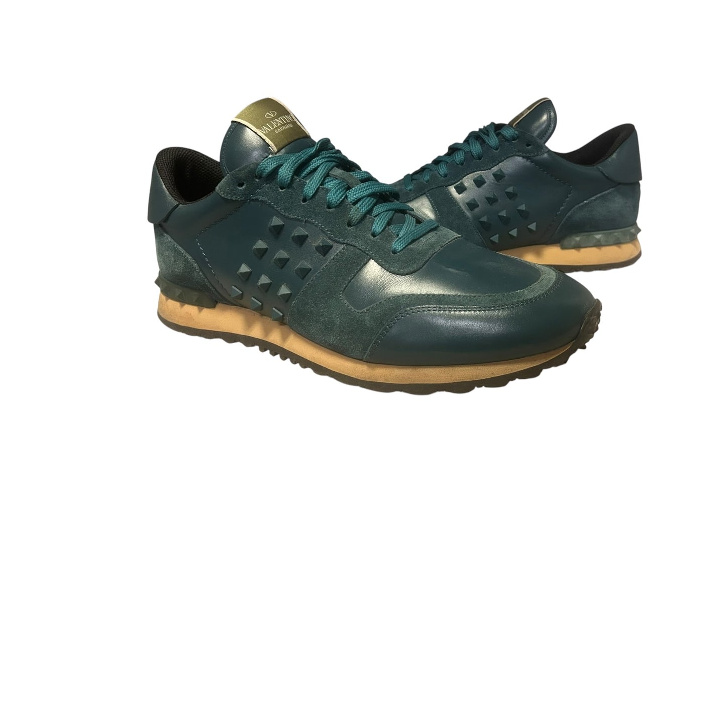 VALENTINO Rockrunner Sneakers in Teal