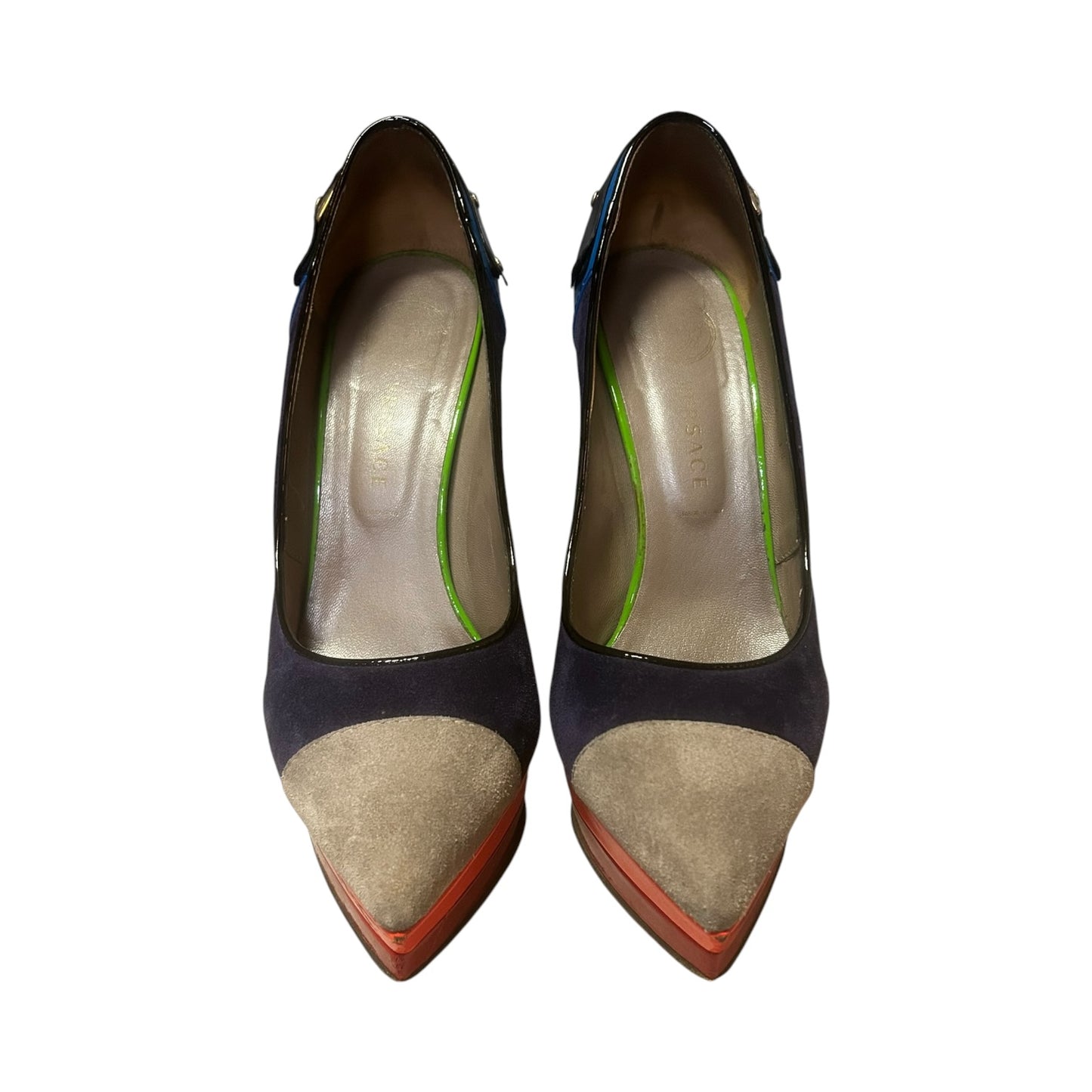 VERSACE Multicolor Platform Pump | 38