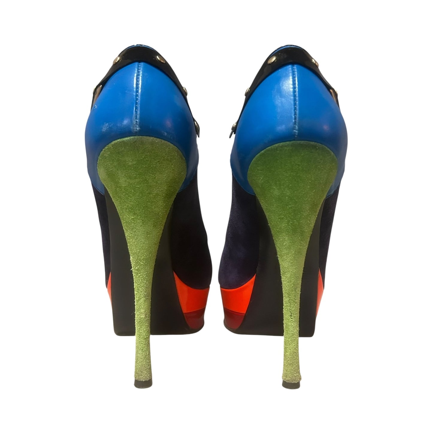 VERSACE Multicolor Platform Pump | 38