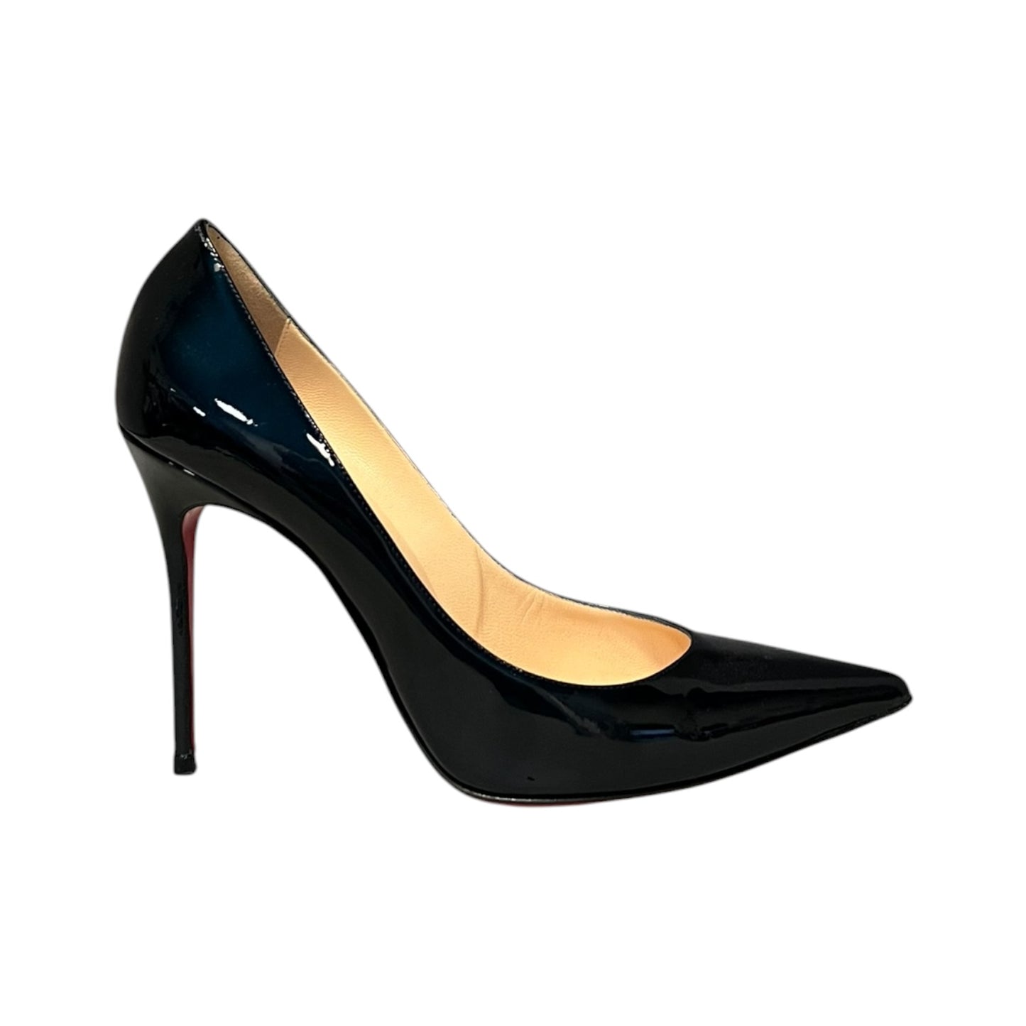 CHRISTIAN LOUBOUTIN Patent Pump in Marine Blue | 38