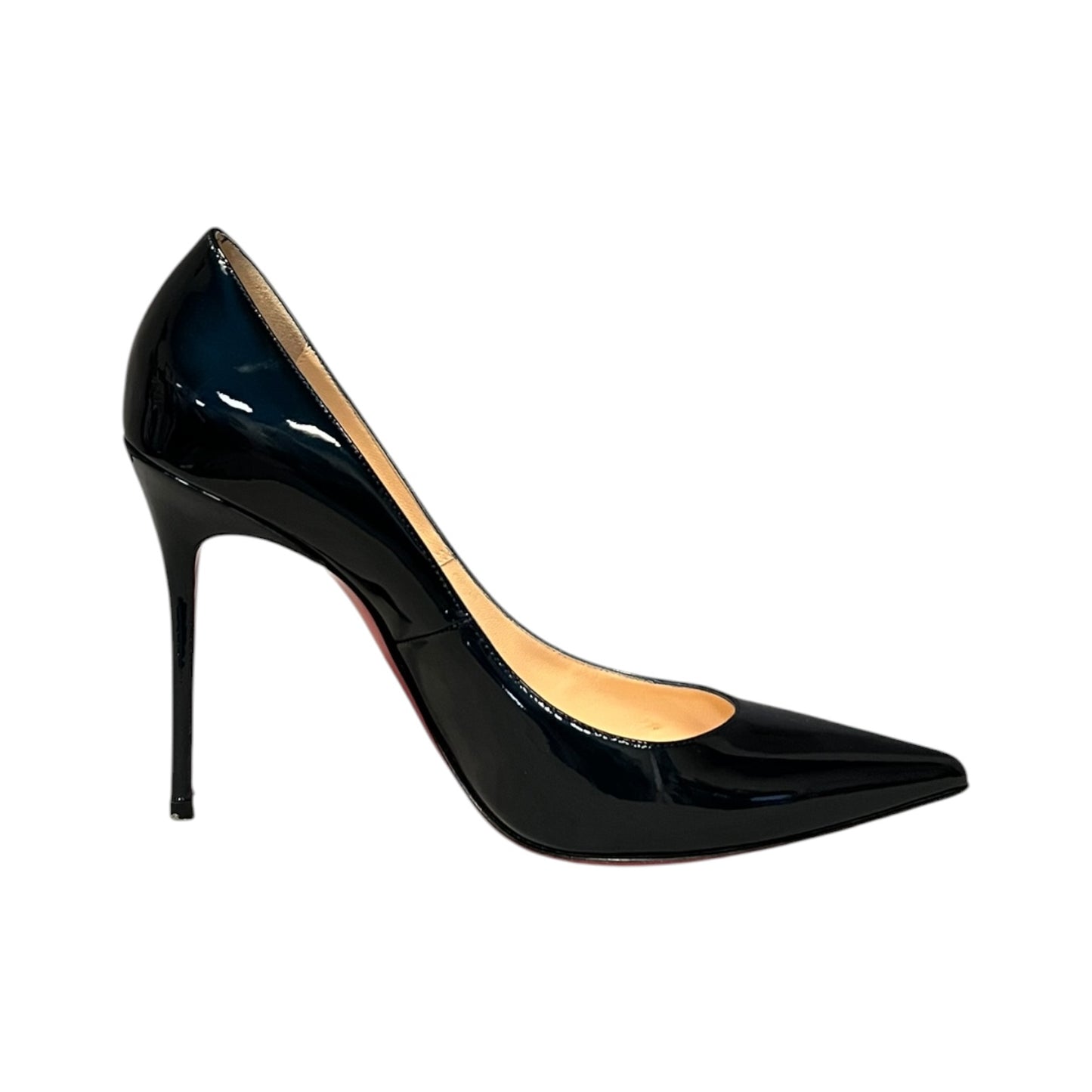 CHRISTIAN LOUBOUTIN Patent Pump in Marine Blue | 38