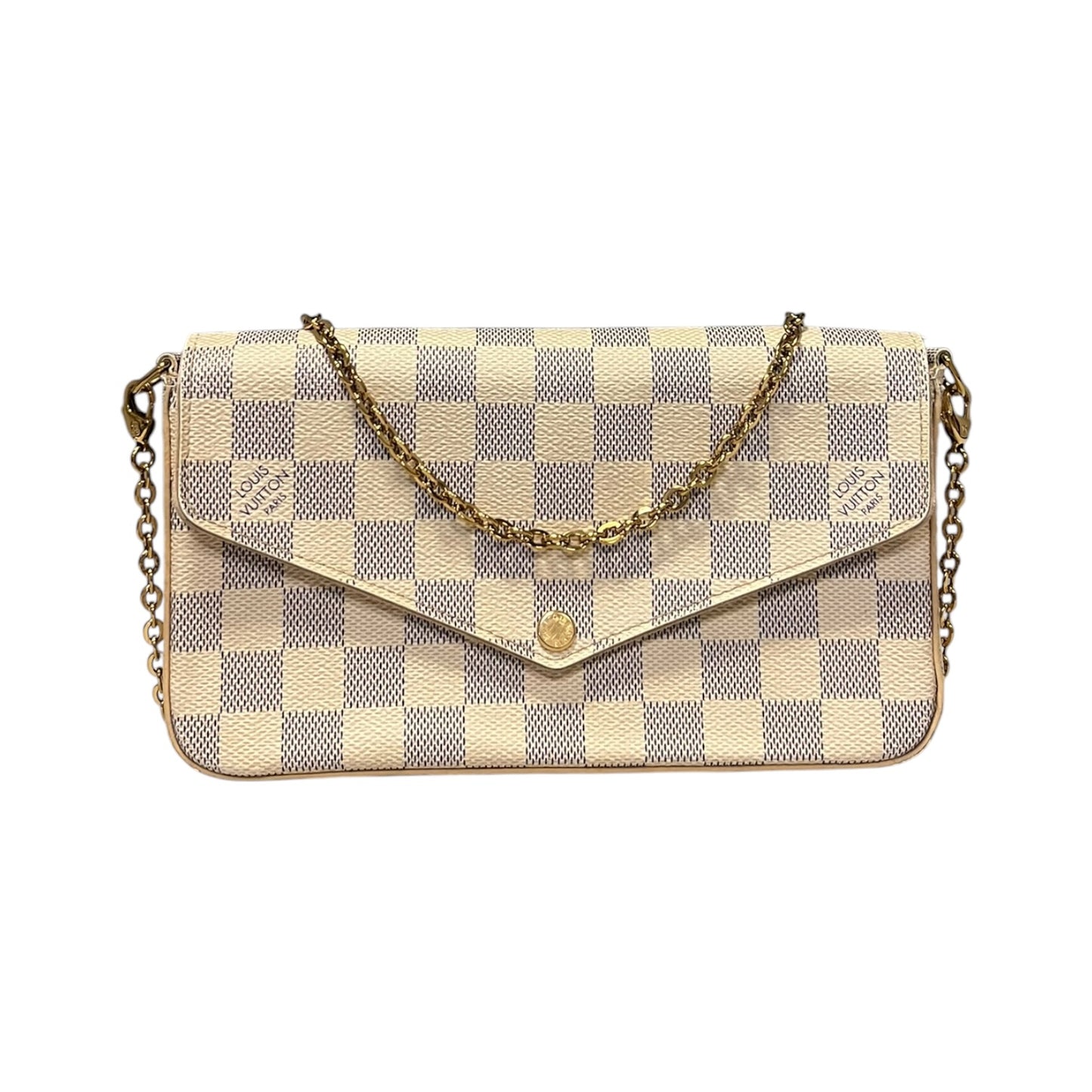 LOUIS VUITTON Pochette Felicie Damier Azur