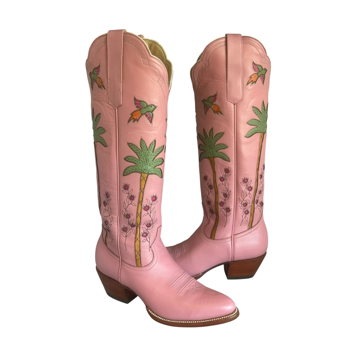 PETITE PALOMA Isla Cowgirl Boots in Pink | 37.5