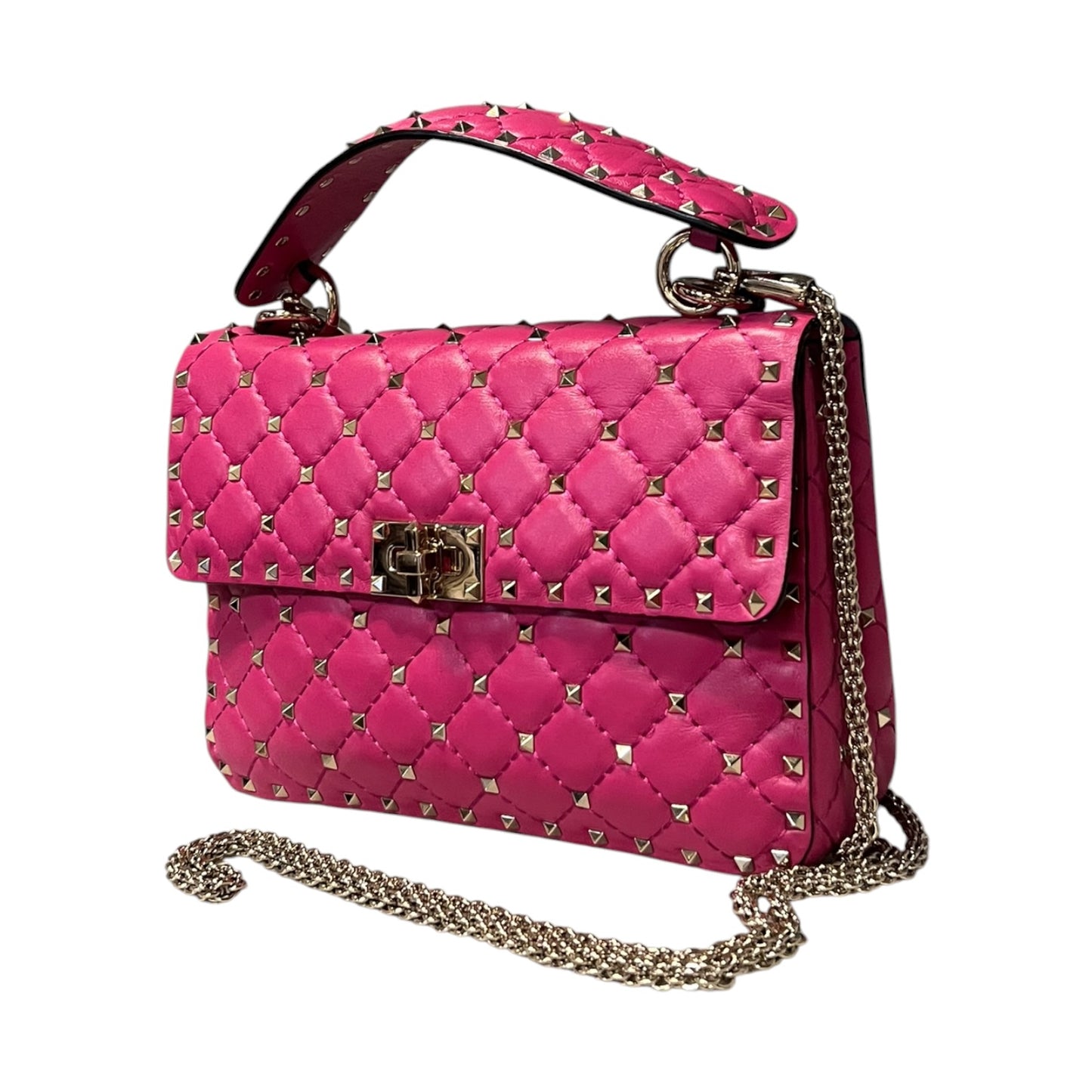 VALENTINO Rockstud Spike Medium Top Handle Crossbody