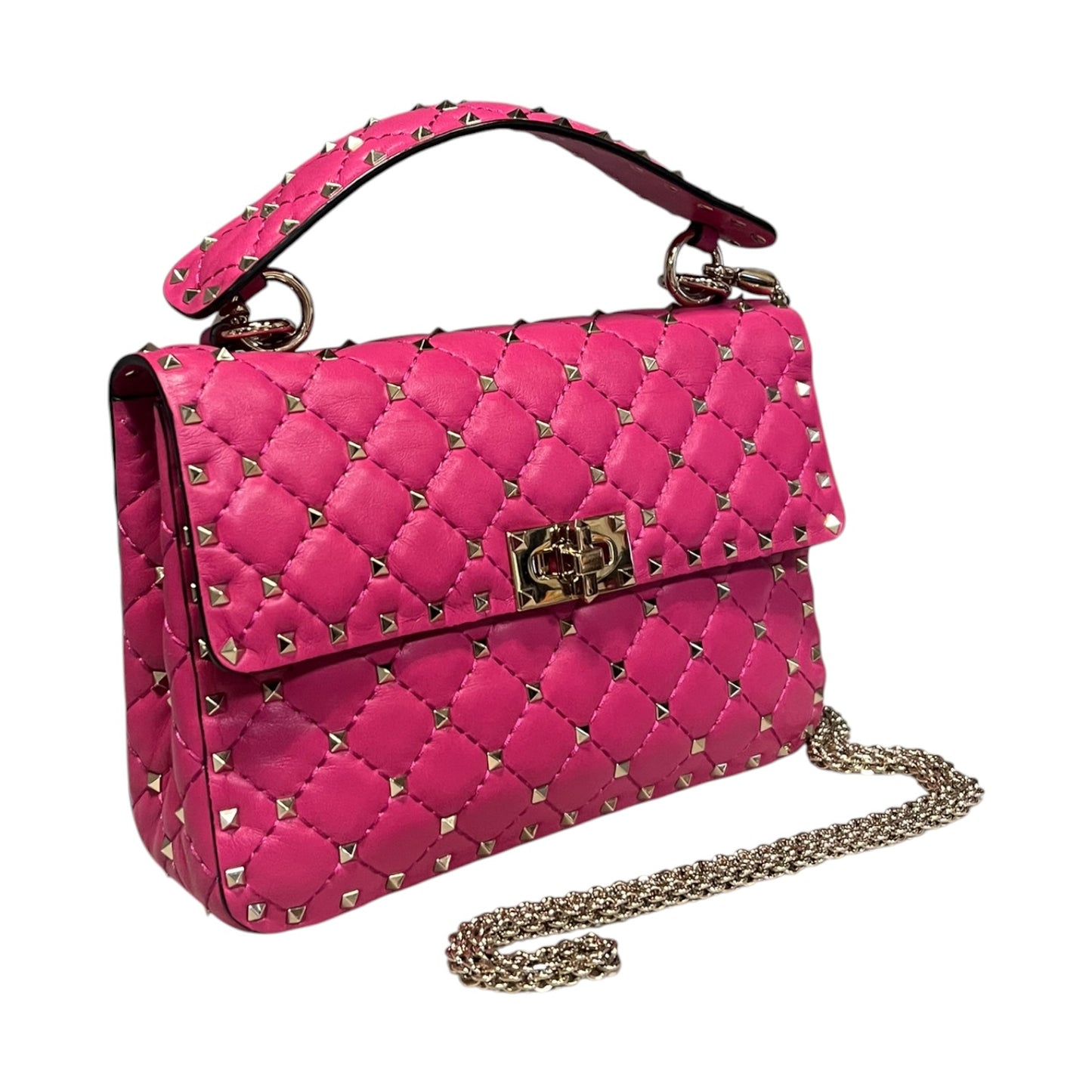 VALENTINO Rockstud Spike Medium Top Handle Crossbody