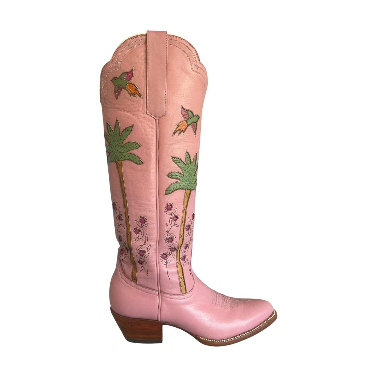PETITE PALOMA Isla Cowgirl Boots in Pink | 37.5