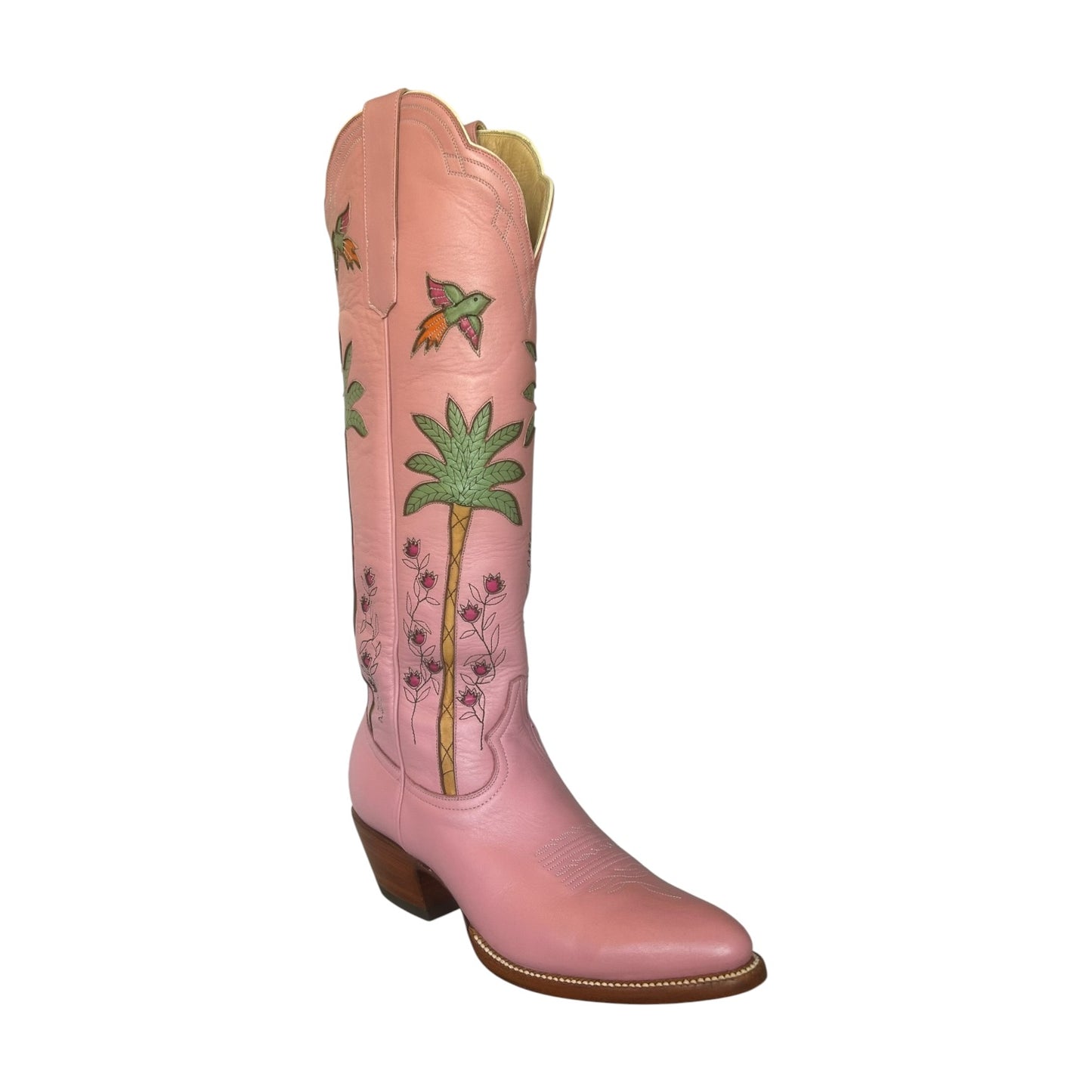 PETITE PALOMA Isla Cowgirl Boots in Pink | 37.5