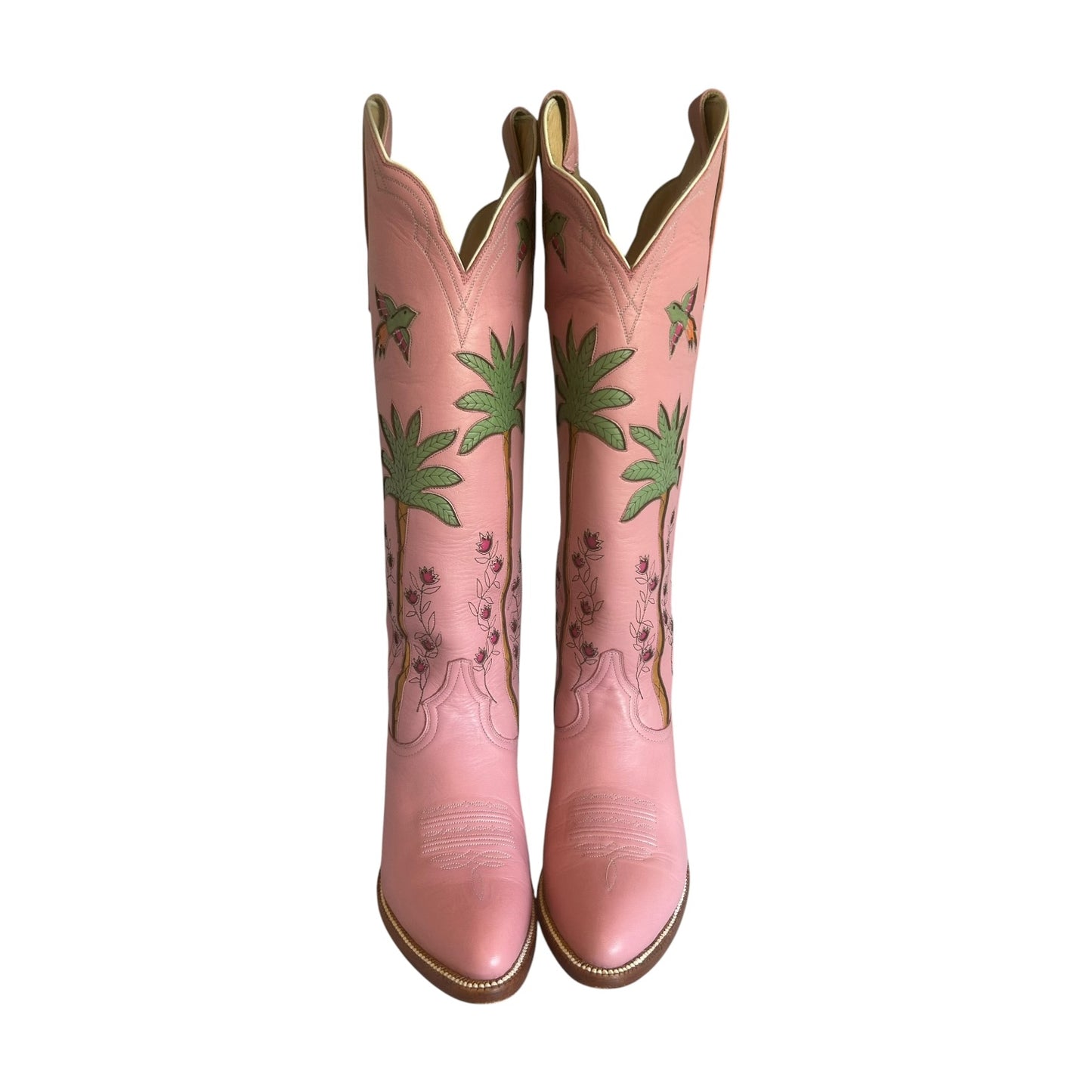 PETITE PALOMA Isla Cowgirl Boots in Pink | 37.5