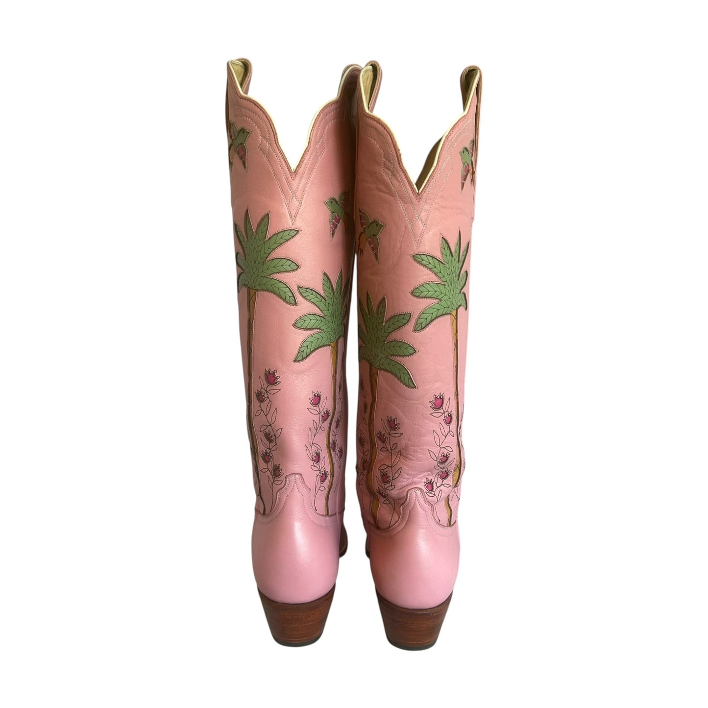 PETITE PALOMA Isla Cowgirl Boots in Pink | 37.5