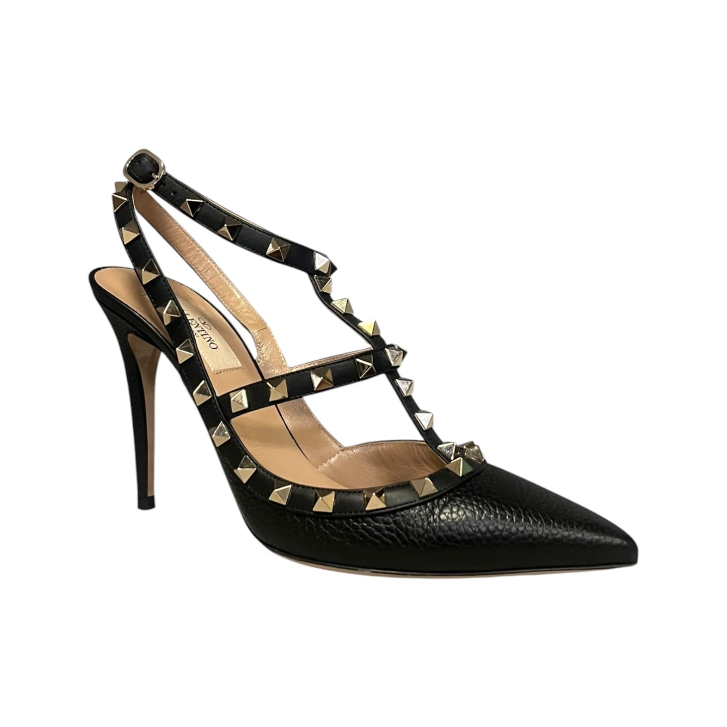 VALENTINO Rockstud Sandals in Black | 38.5