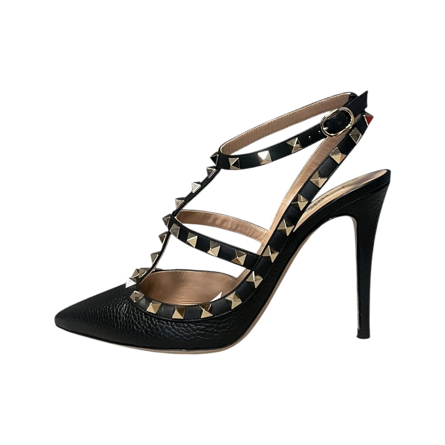 VALENTINO Rockstud Sandals in Black | 38.5