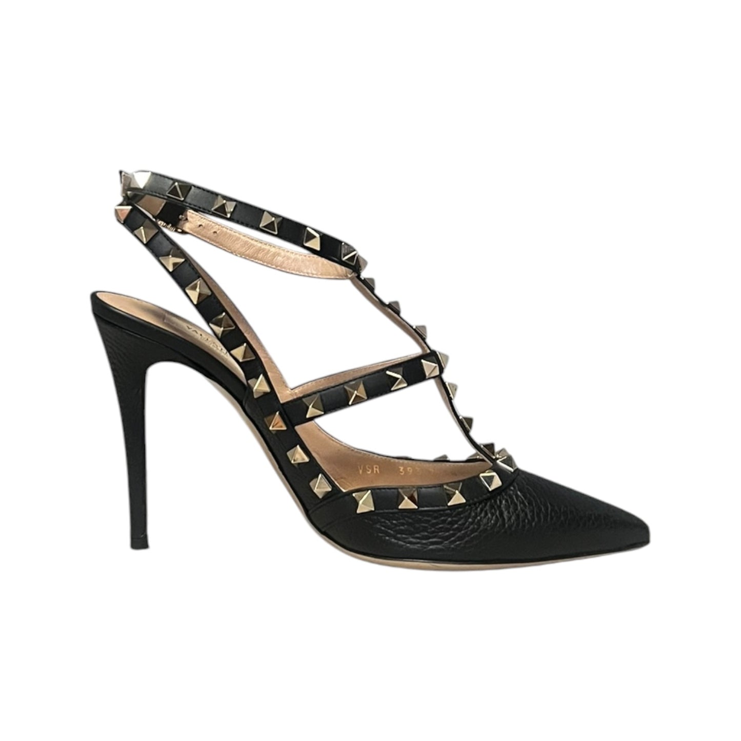 VALENTINO Rockstud Sandals in Black | 38.5
