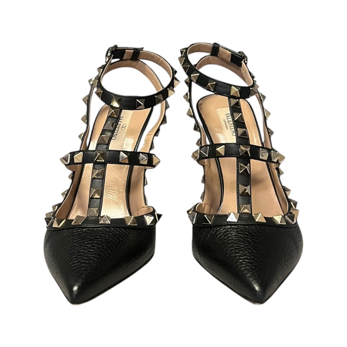 VALENTINO Rockstud Sandals in Black | 38.5