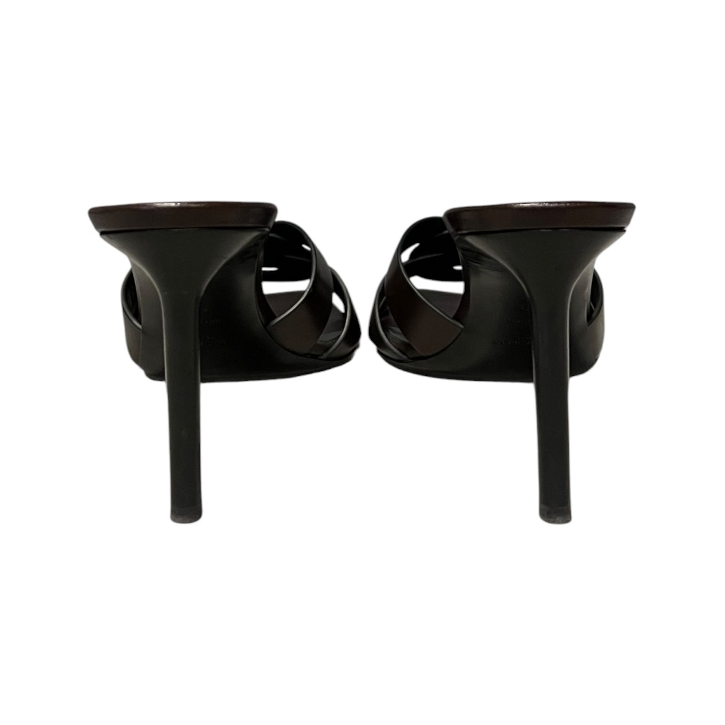 SAINT LAURENT Tribute Mule Sandals in Brown | 39