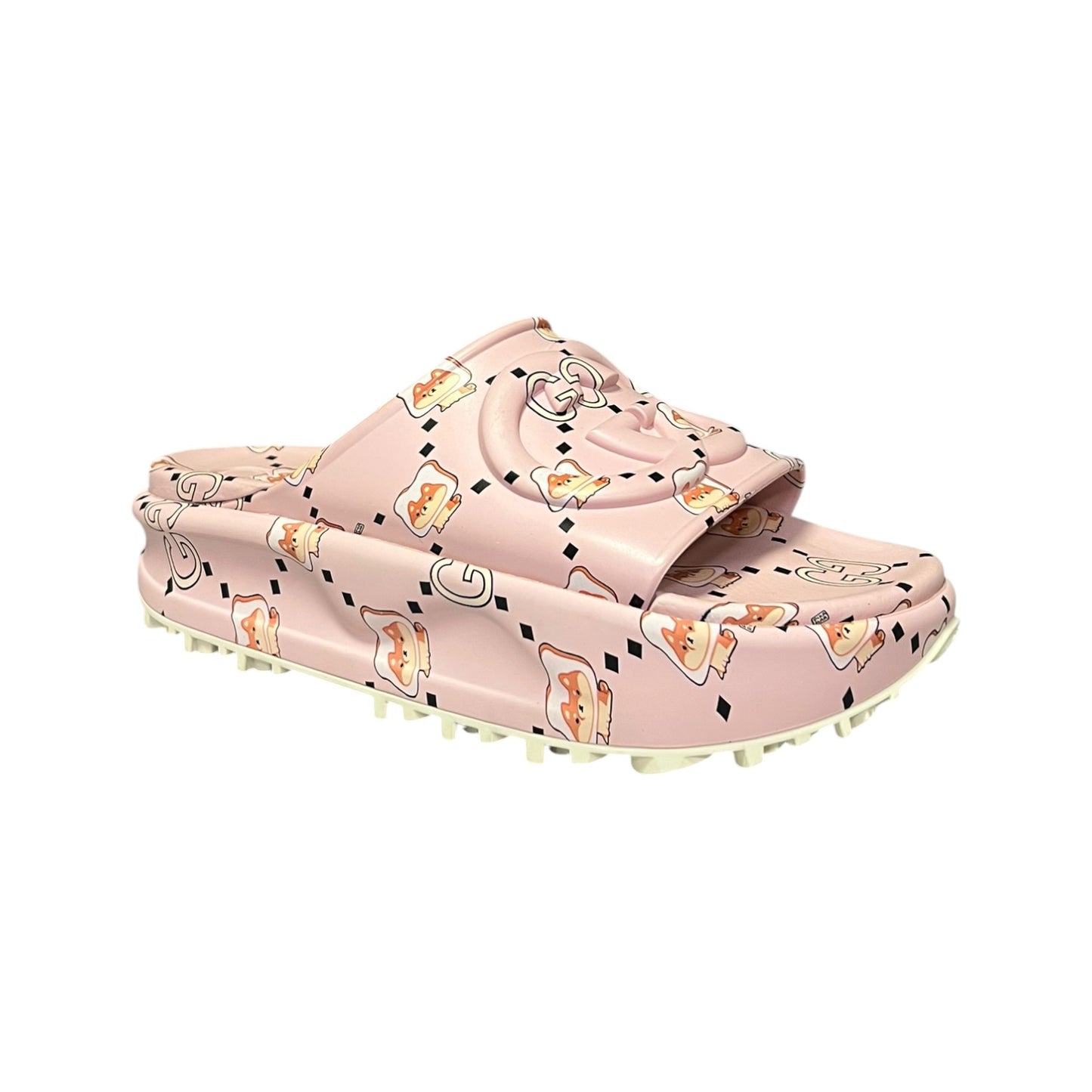 GUCCI Pikarar X Gucci Slide Sandals in Pink | 39