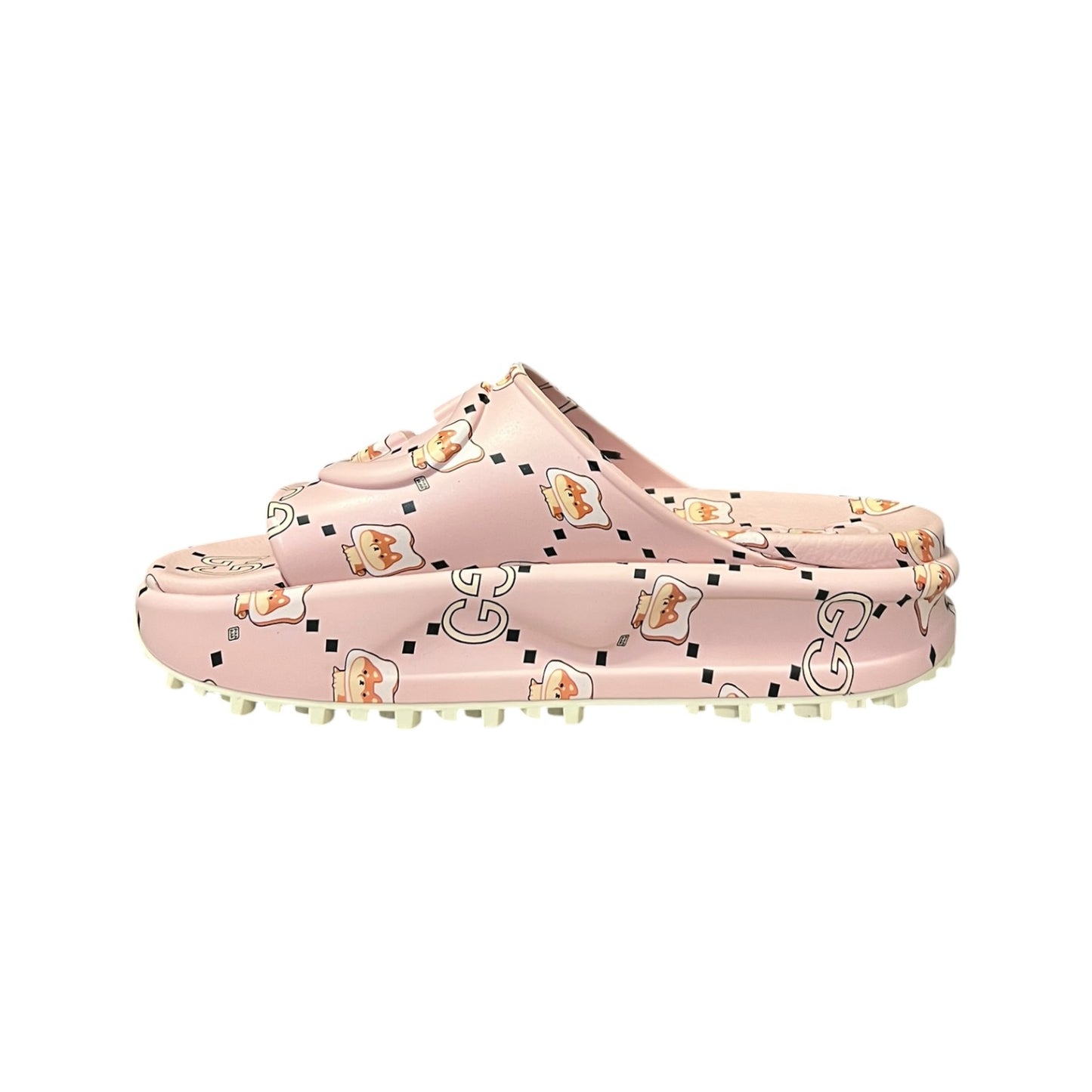 GUCCI Pikarar X Gucci Slide Sandals in Pink | 39
