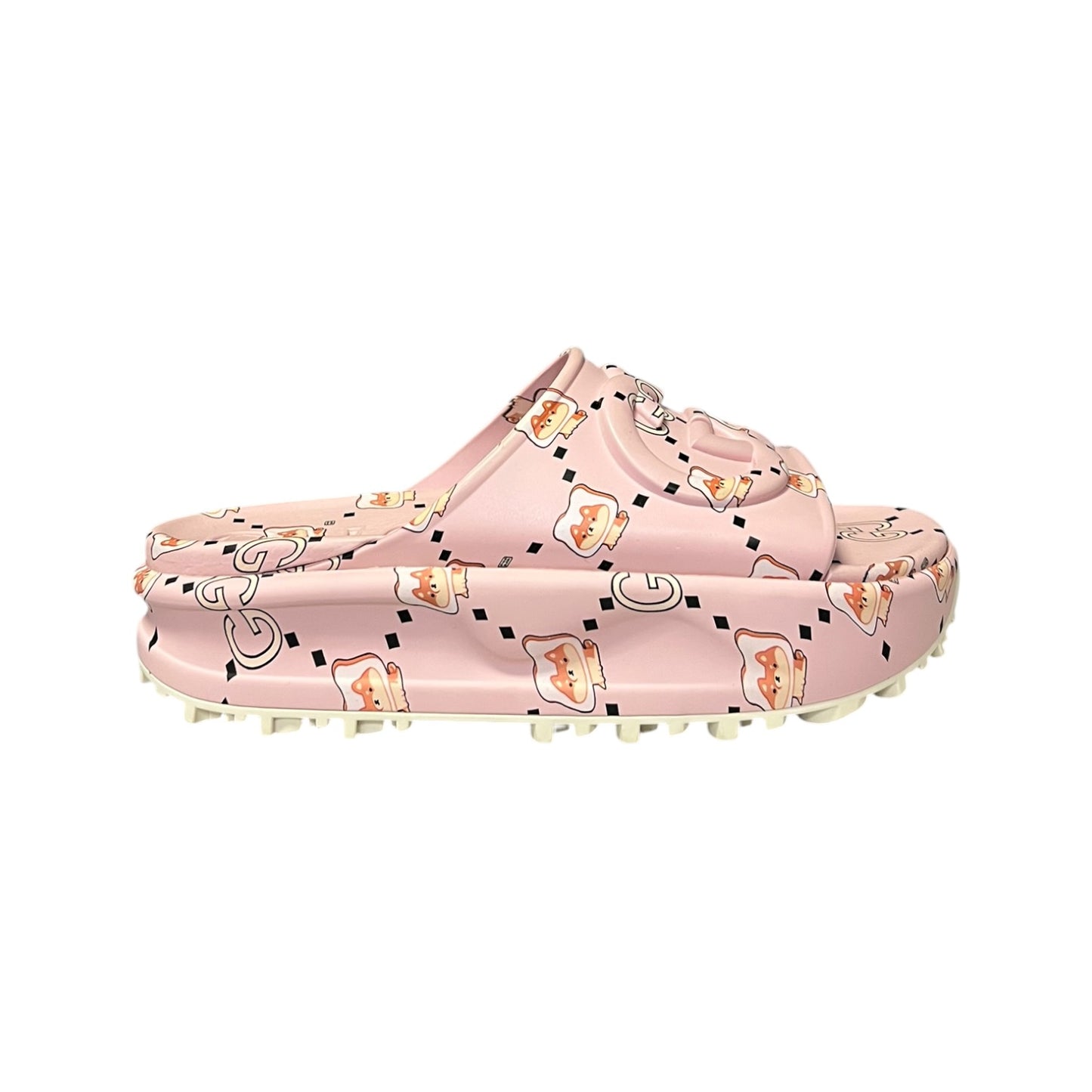 GUCCI Pikarar X Gucci Slide Sandals in Pink | 39