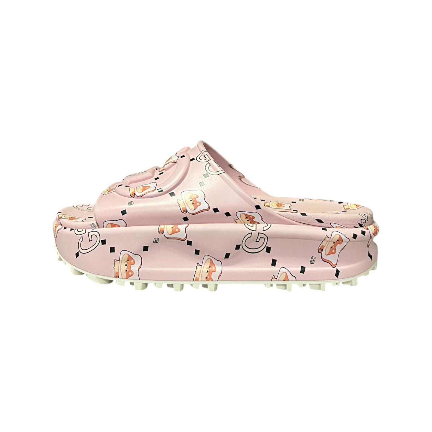 GUCCI Pikarar X Gucci Slide Sandals in Pink | 39