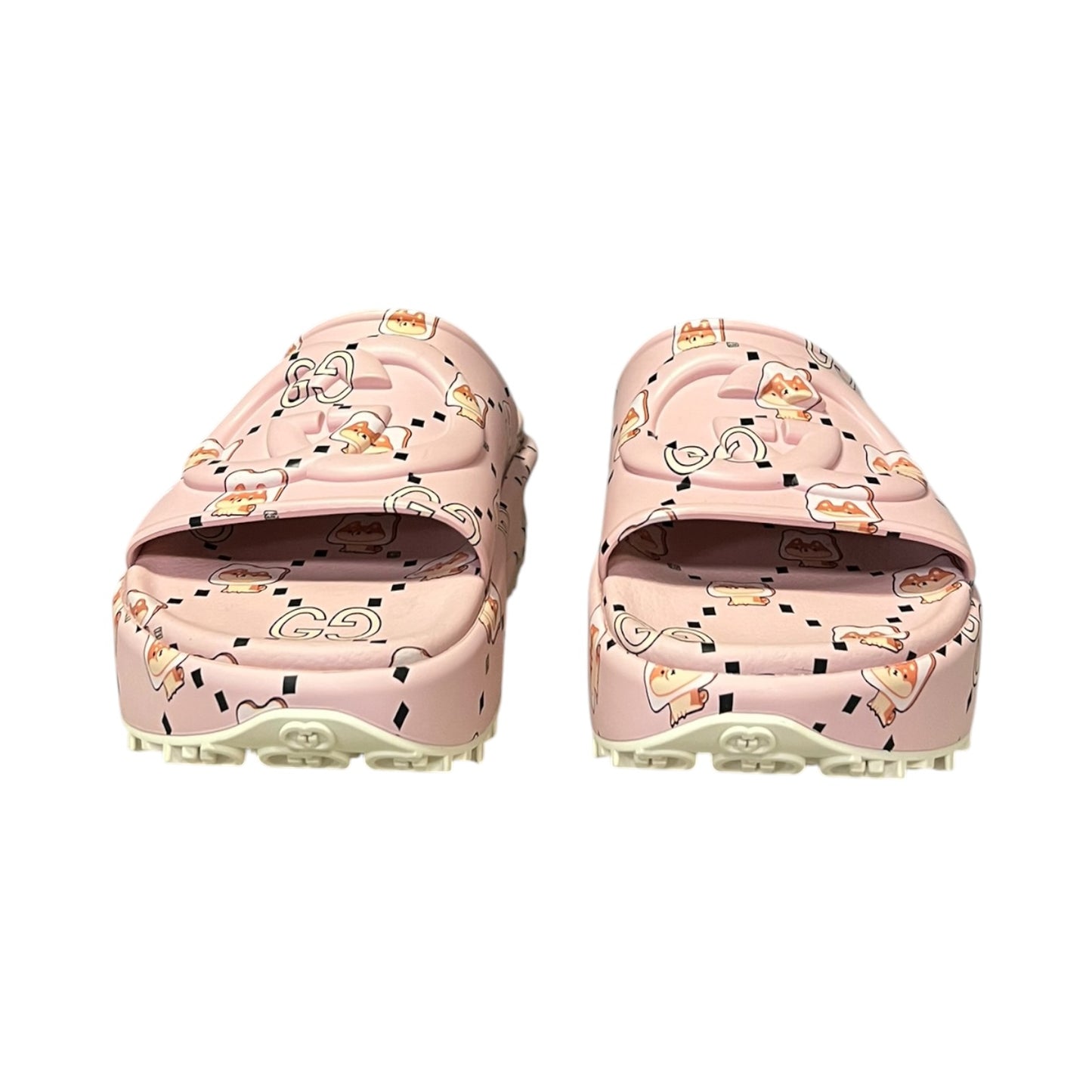 GUCCI Pikarar X Gucci Slide Sandals in Pink | 39