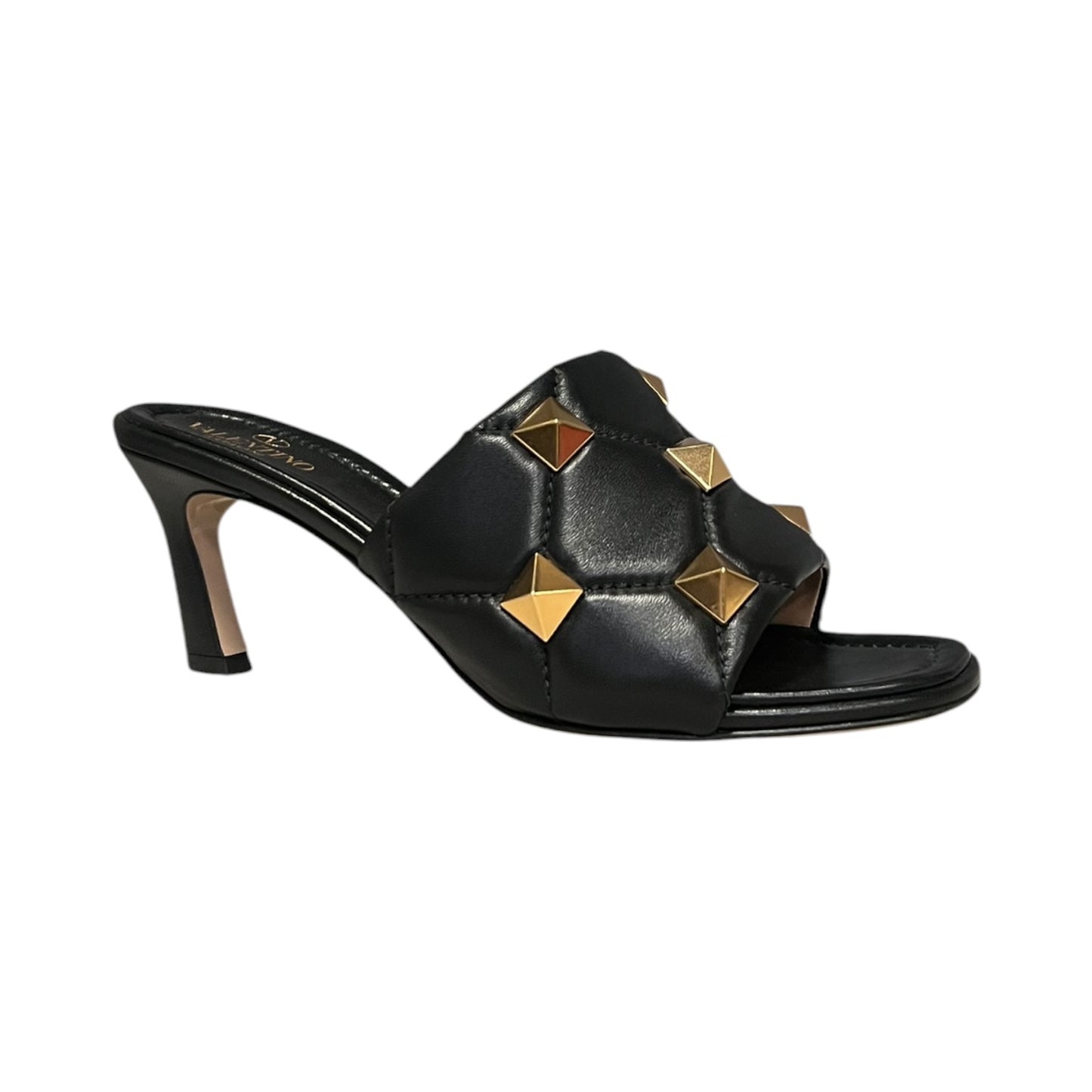VALENTINO Roman Stud Mules in Black | 39