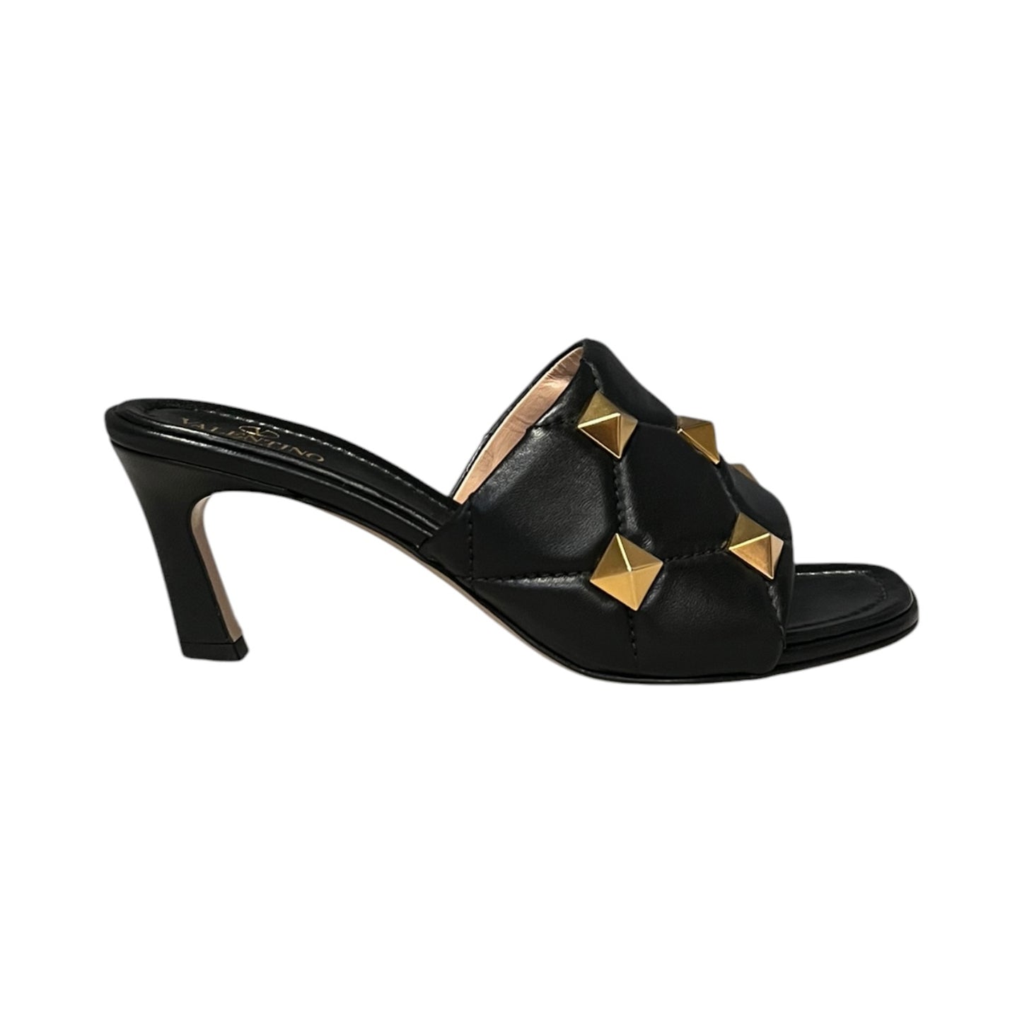 VALENTINO Roman Stud Mules in Black | 39