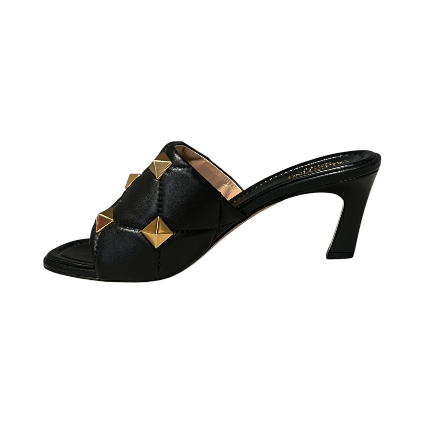 VALENTINO Roman Stud Mules in Black | 39