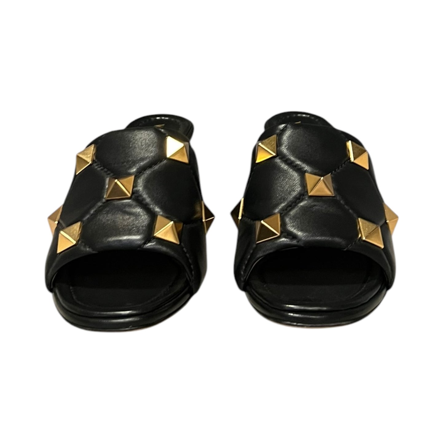 VALENTINO Roman Stud Mules in Black | 39