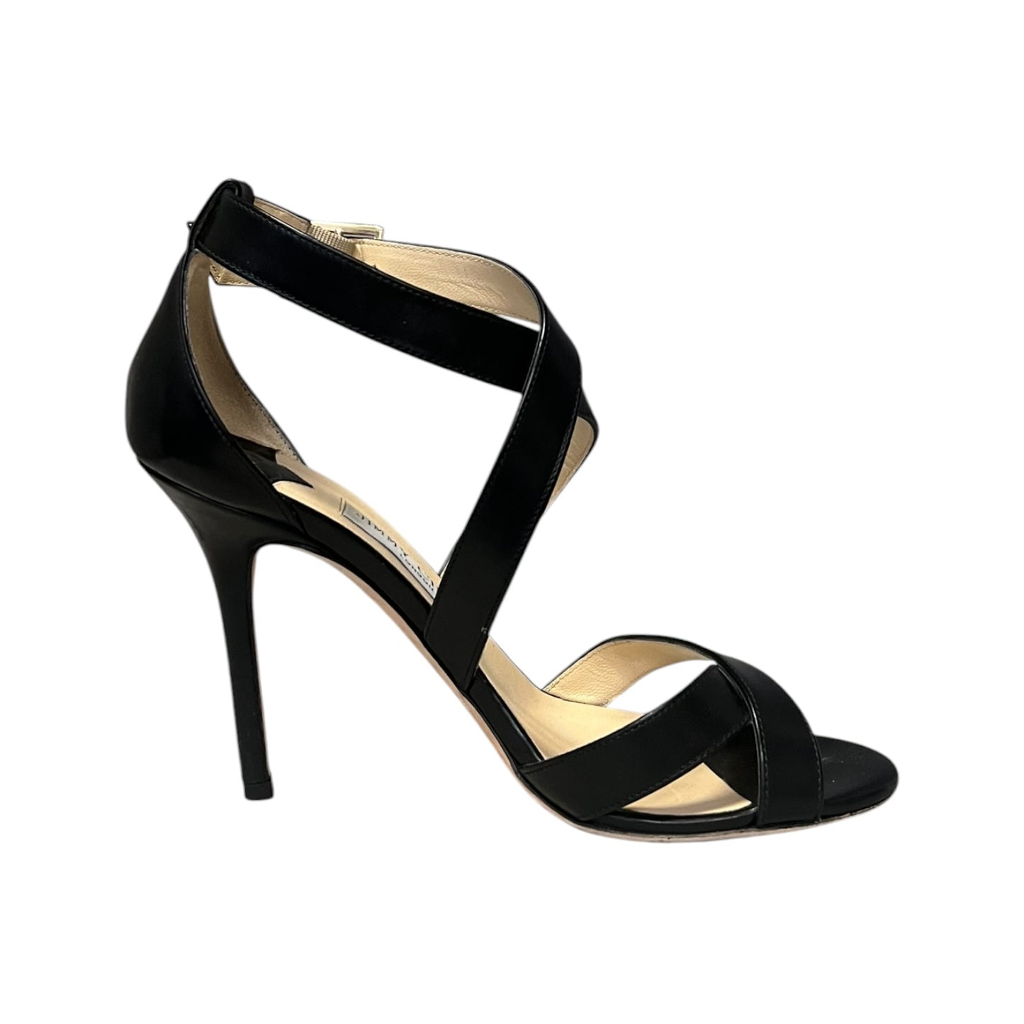 JIMMY CHOO Strappy Sandals in Black | 38.5