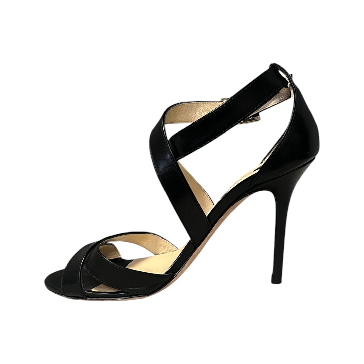 JIMMY CHOO Strappy Sandals in Black | 38.5
