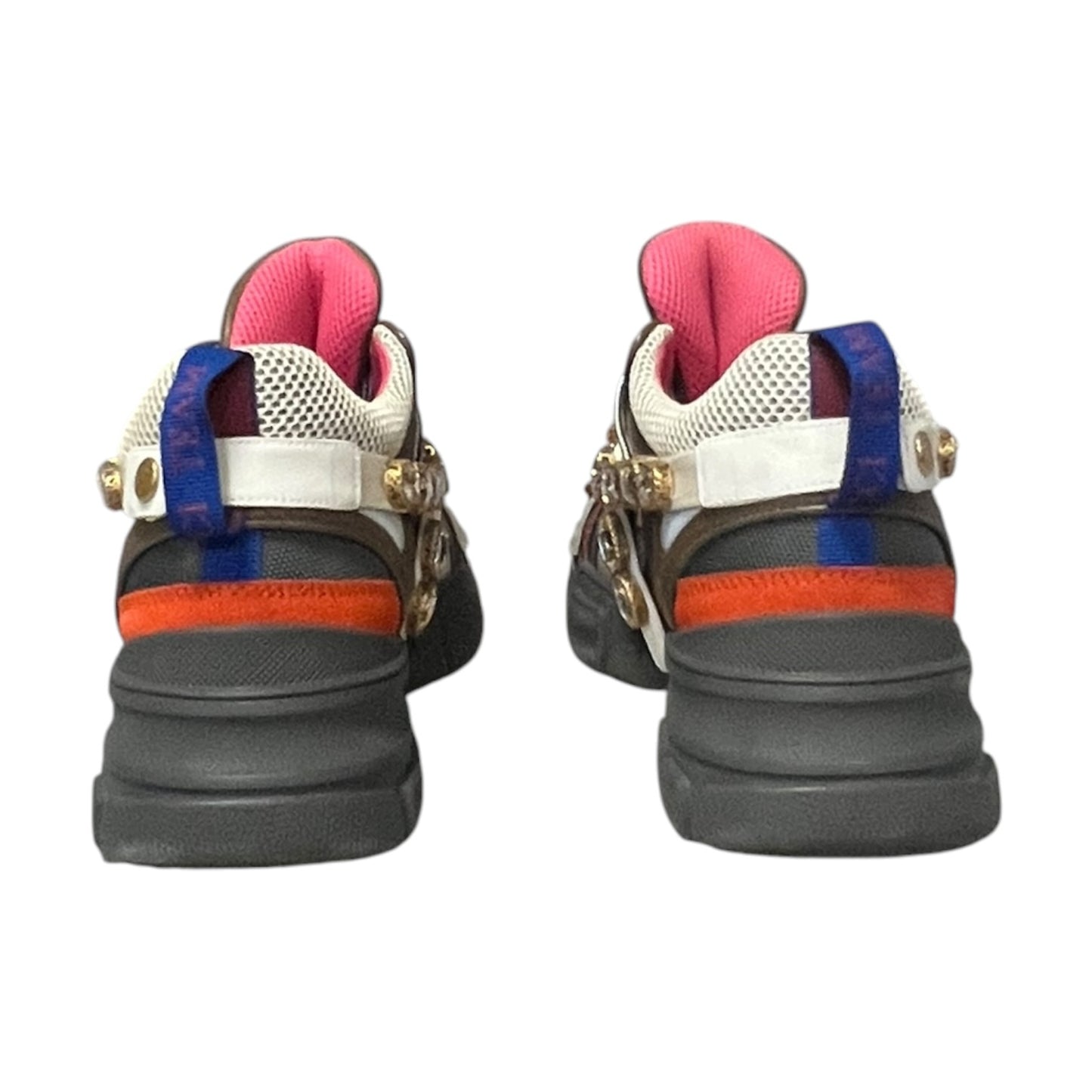 GUCCI Flashtrek + Crystal Straps | Mens 9; Womens 10.5