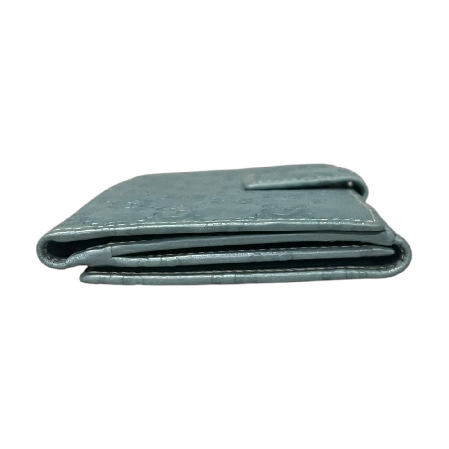 GUCCI Guccissima Continental Wallet in Blue