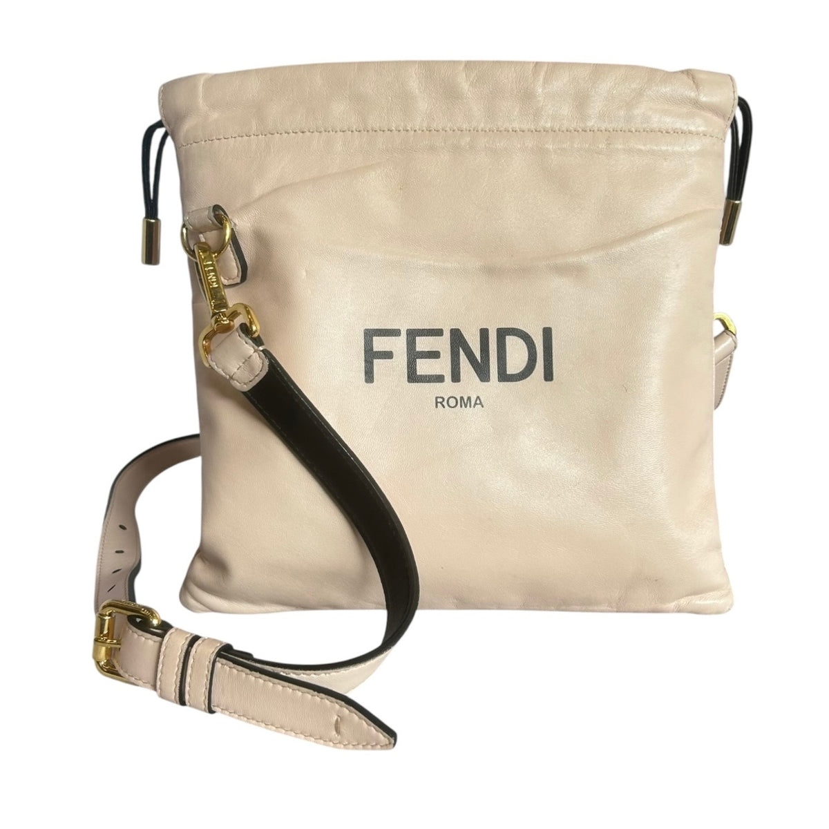 FENDI Drawstring Crossbody Pouch