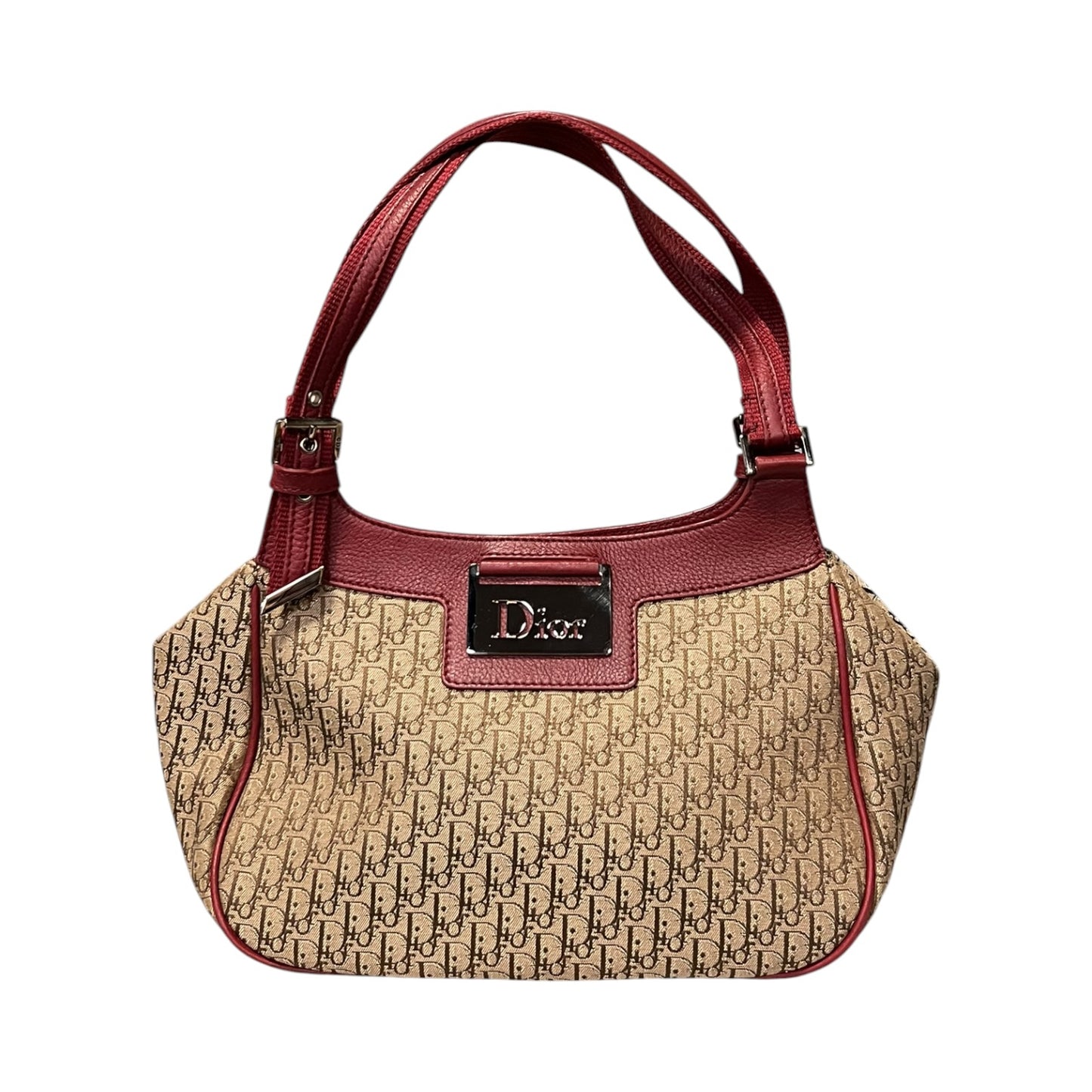 DIOR Diorissimo Street Chic Shoulder Bag in Red