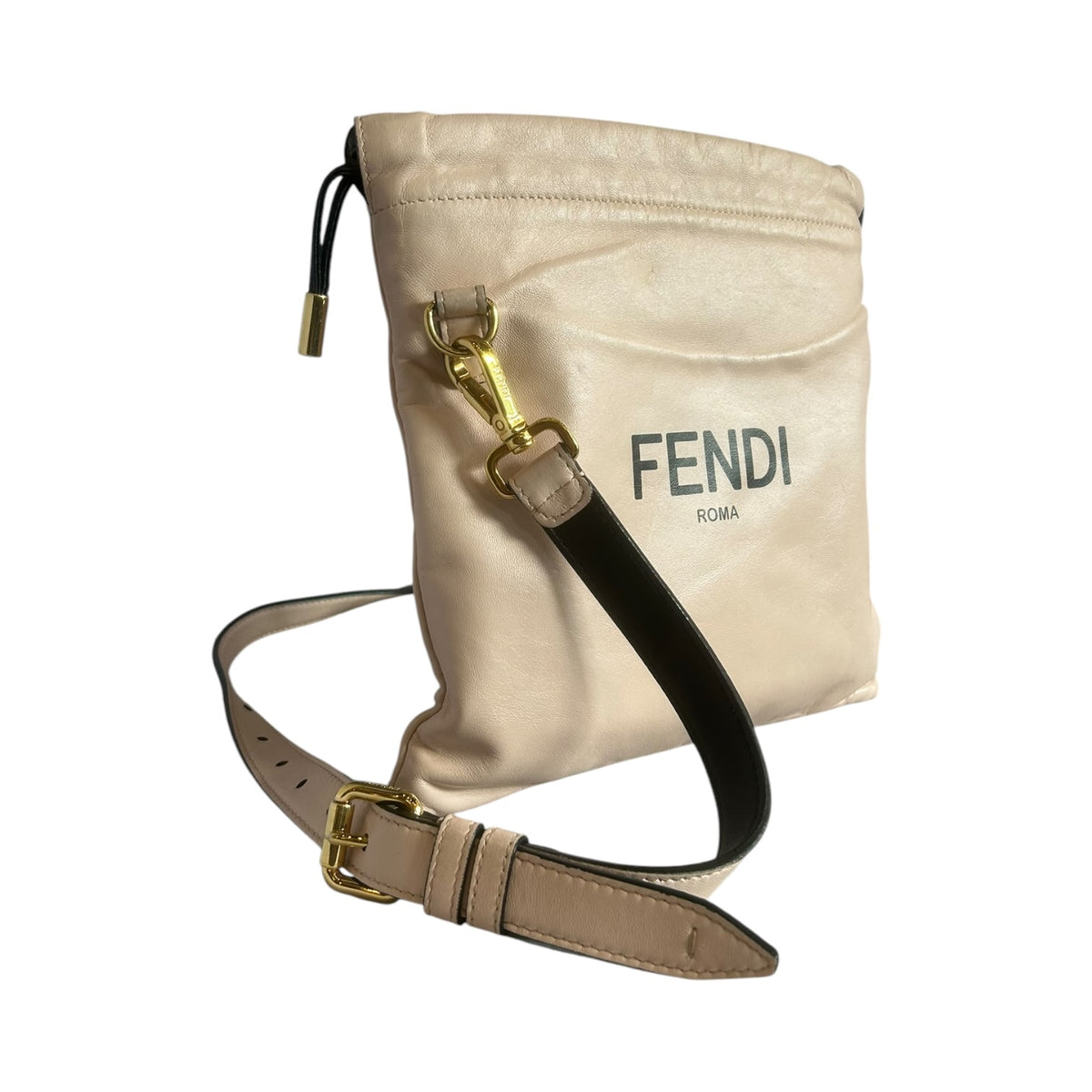 FENDI Drawstring Crossbody Pouch