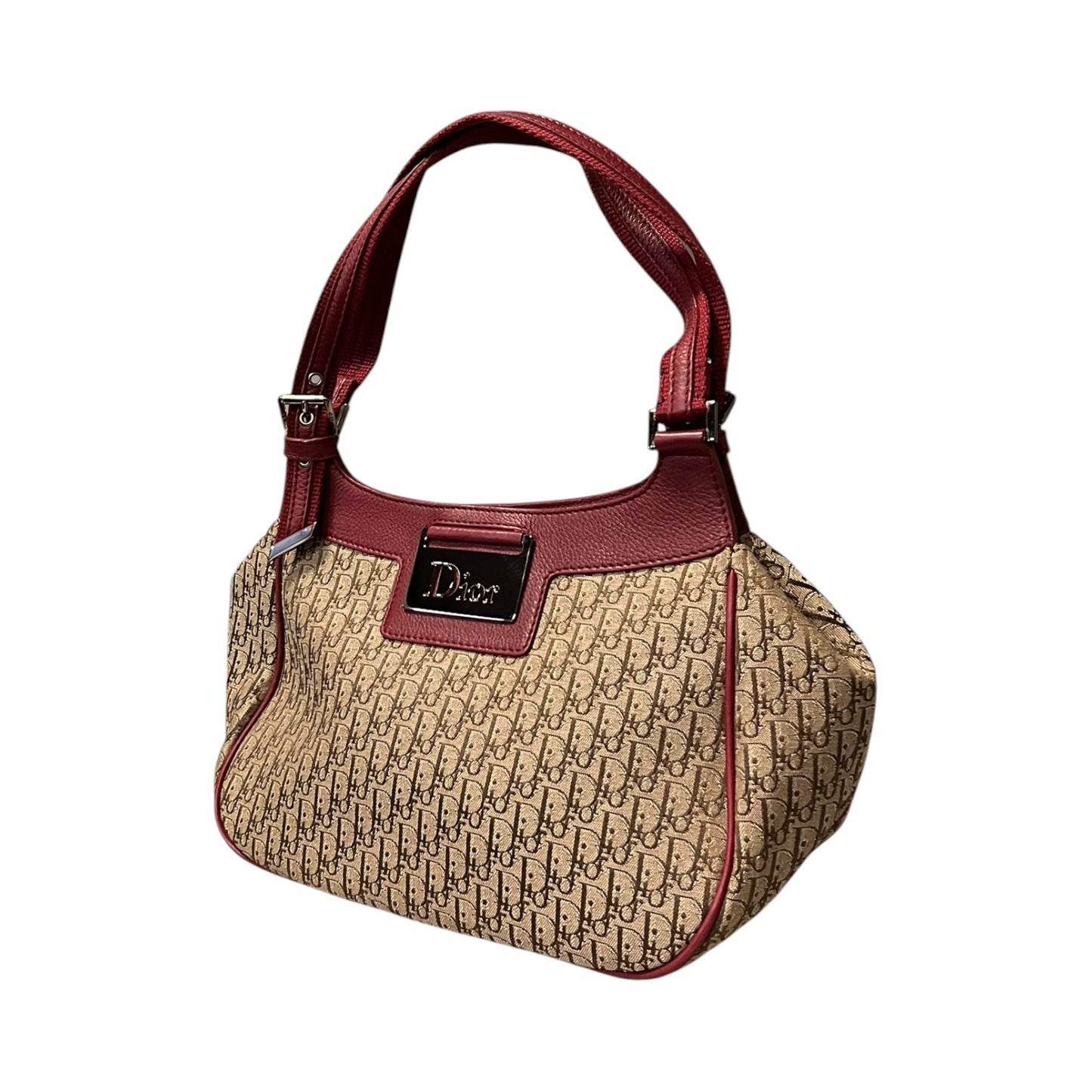 DIOR Diorissimo Street Chic Shoulder Bag in Red