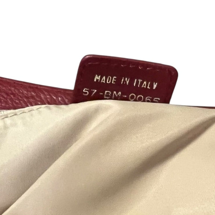 DIOR Diorissimo Street Chic Shoulder Bag in Red