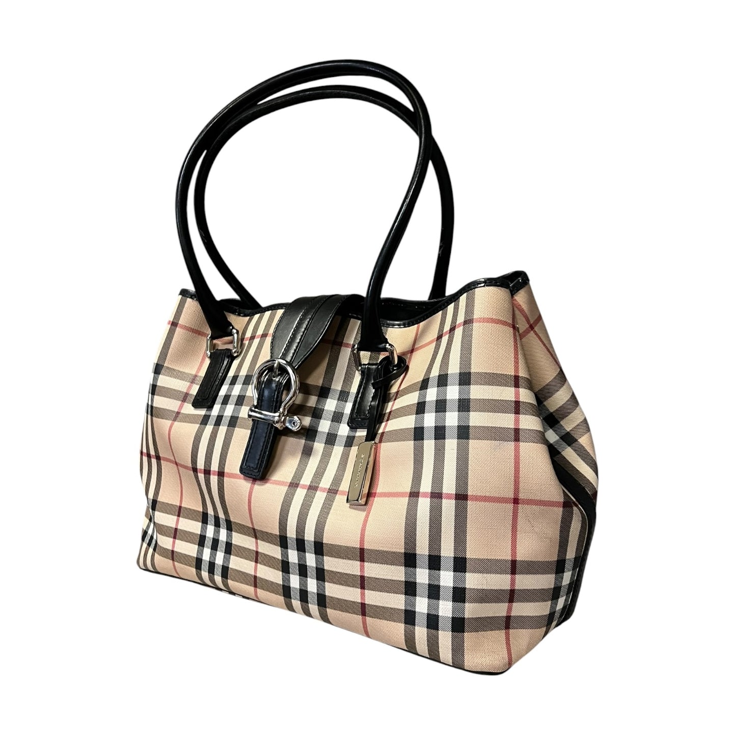 BURBERRY House Check Buckle Tote