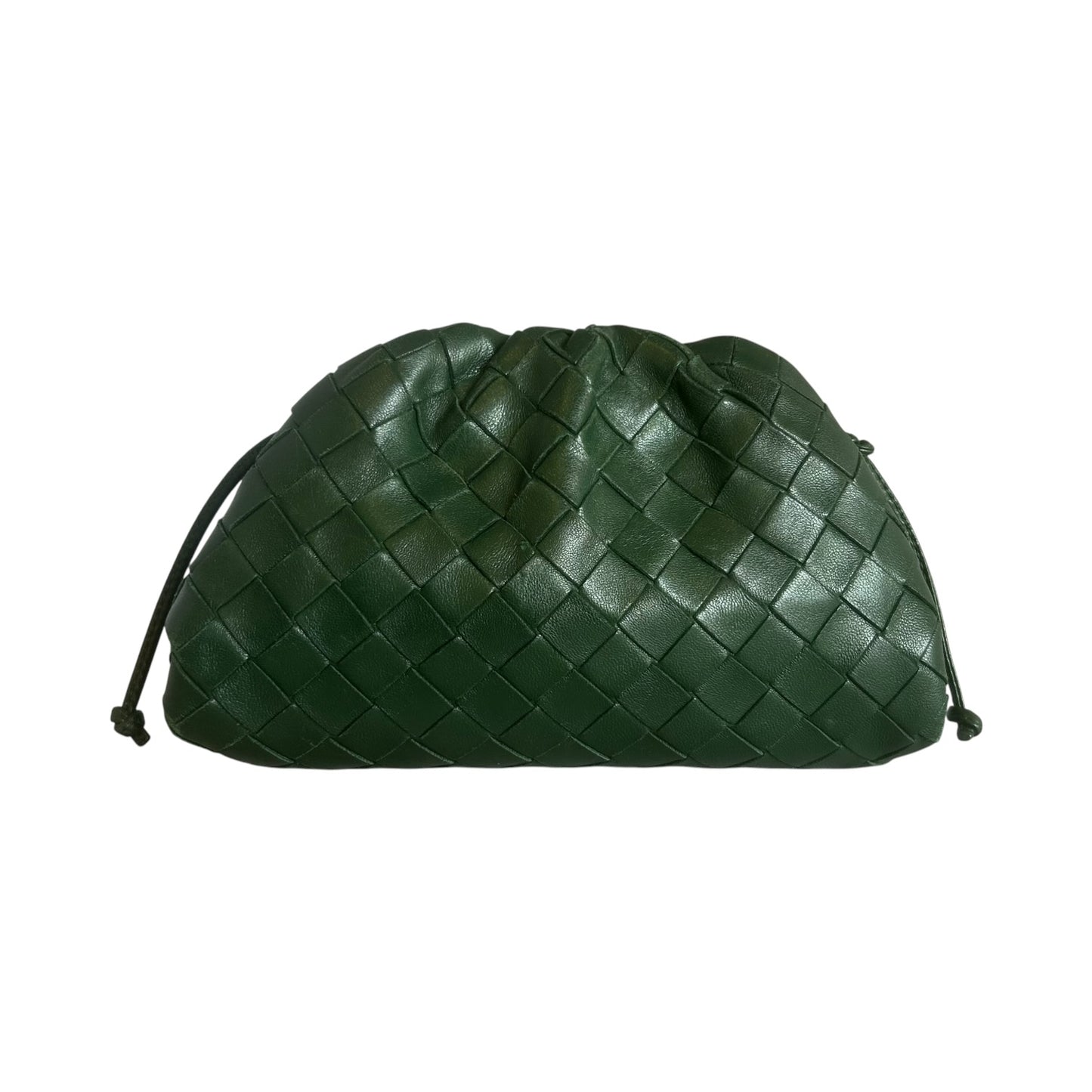 BOTTEGA VENETA Intrecciato Mini Pouch in Green