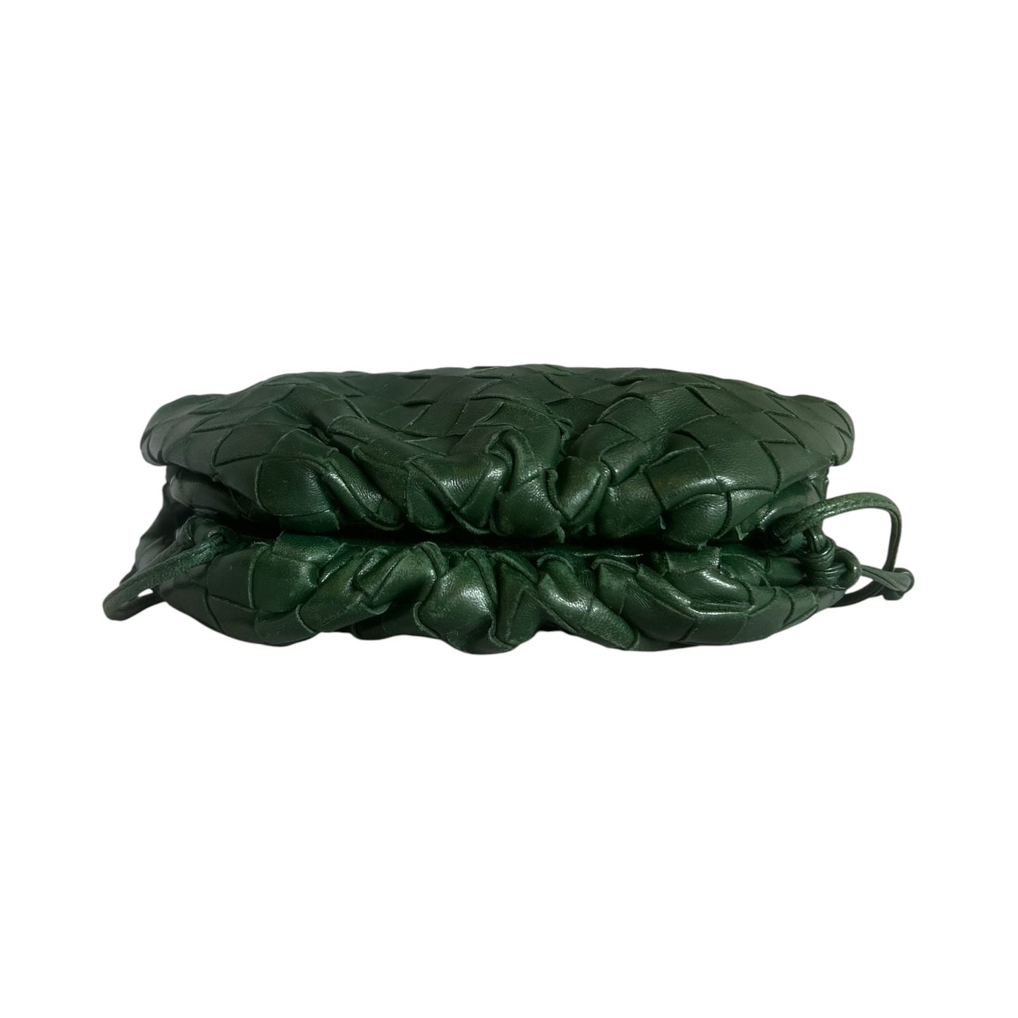 BOTTEGA VENETA Intrecciato Mini Pouch in Green