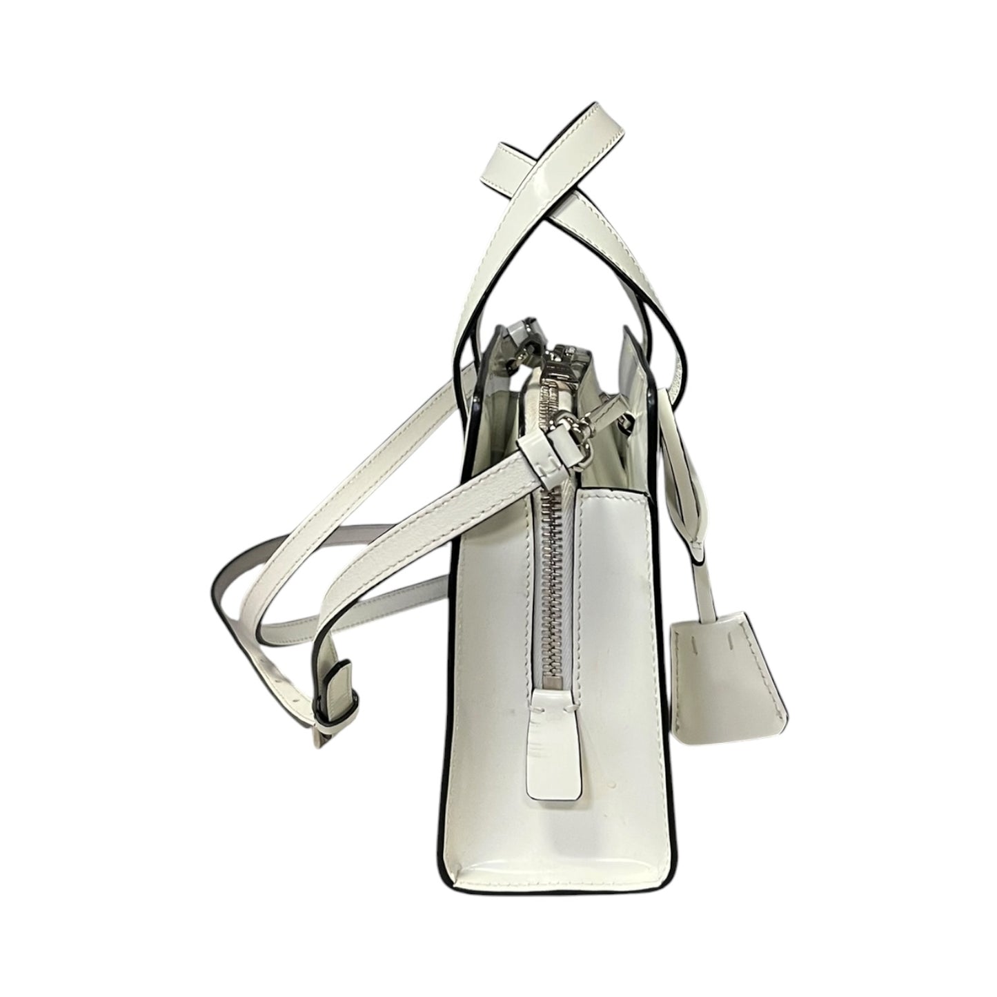 PRADA Re-edition 1995 Top Handle Crossbody in White