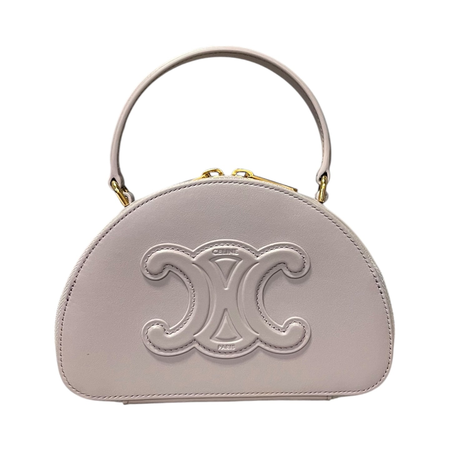 CELINE Triomphe Half moon Top Handle Crossbody in Lavender