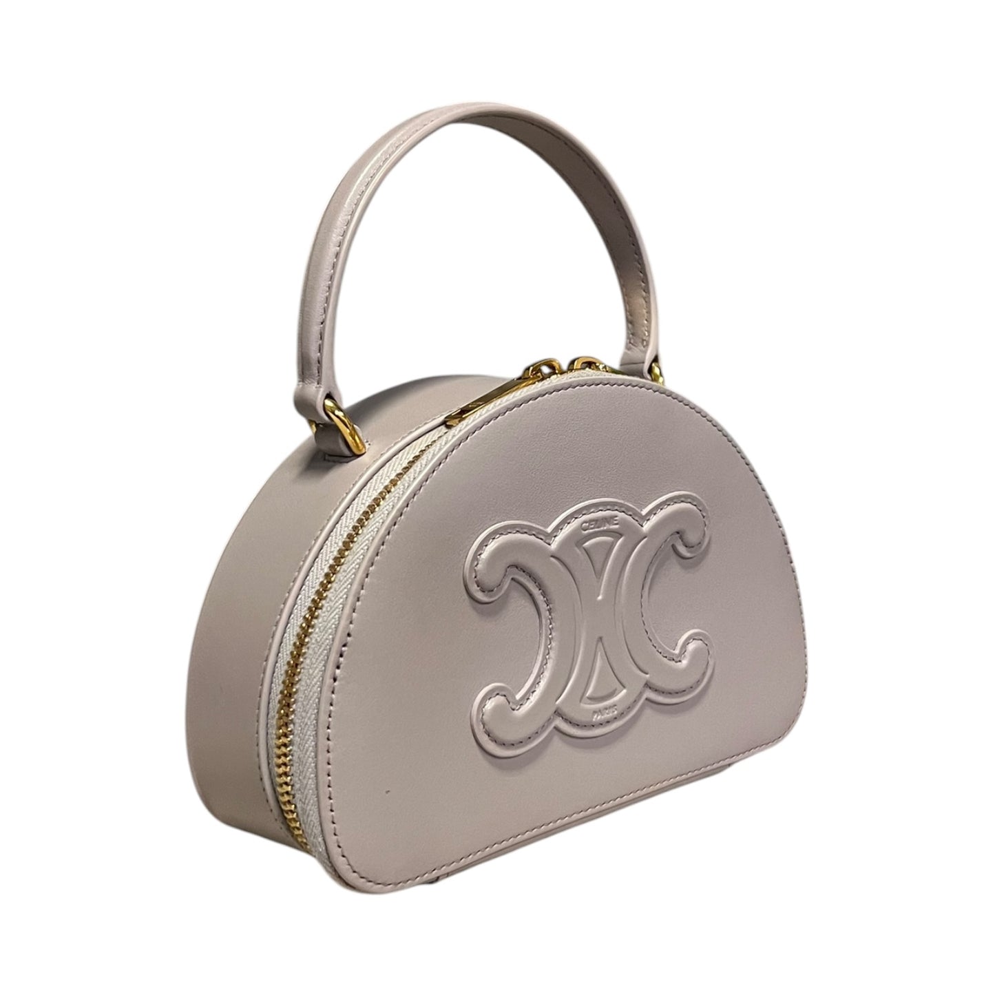 CELINE Triomphe Half moon Top Handle Crossbody in Lavender